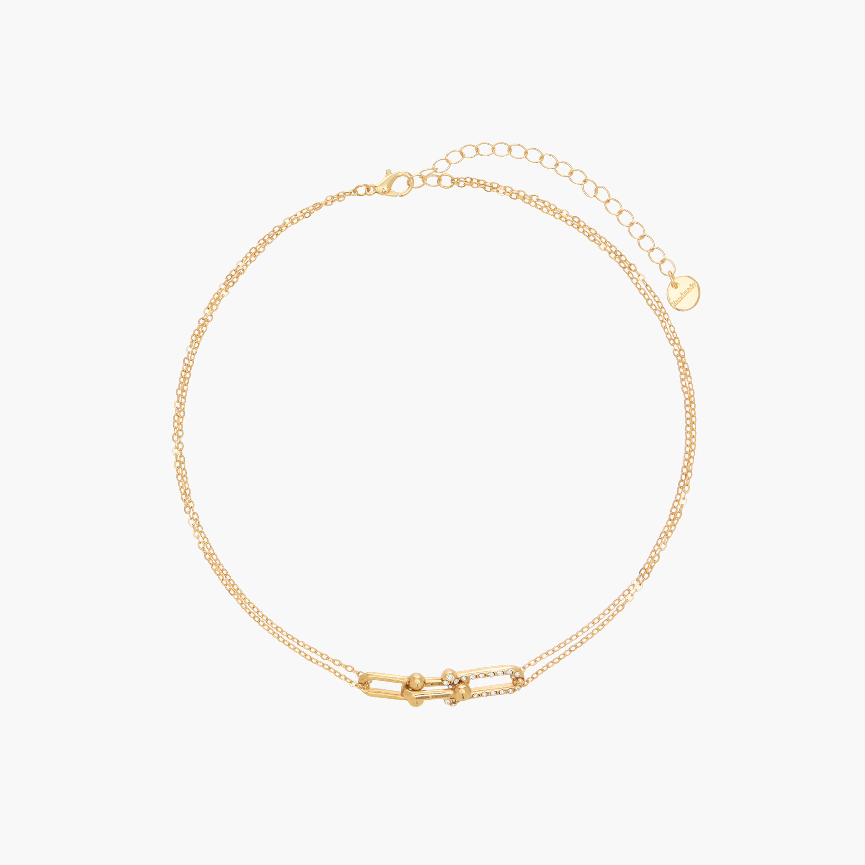 Metal Necklace with Embellished Pendant-women-watchesandjewellery-jewellery-necklacesandpendants-image-1