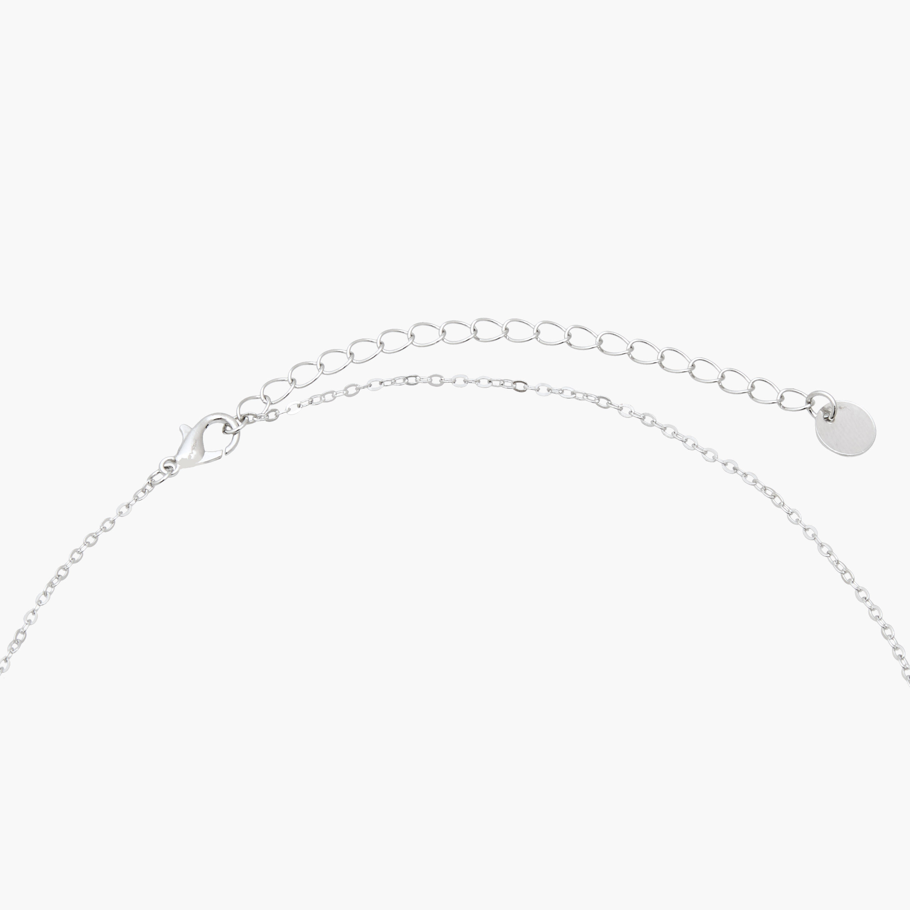 Silver Tone Necklace with Key Pendant-women-watchesandjewellery-jewellery-necklacesandpendants-image-3