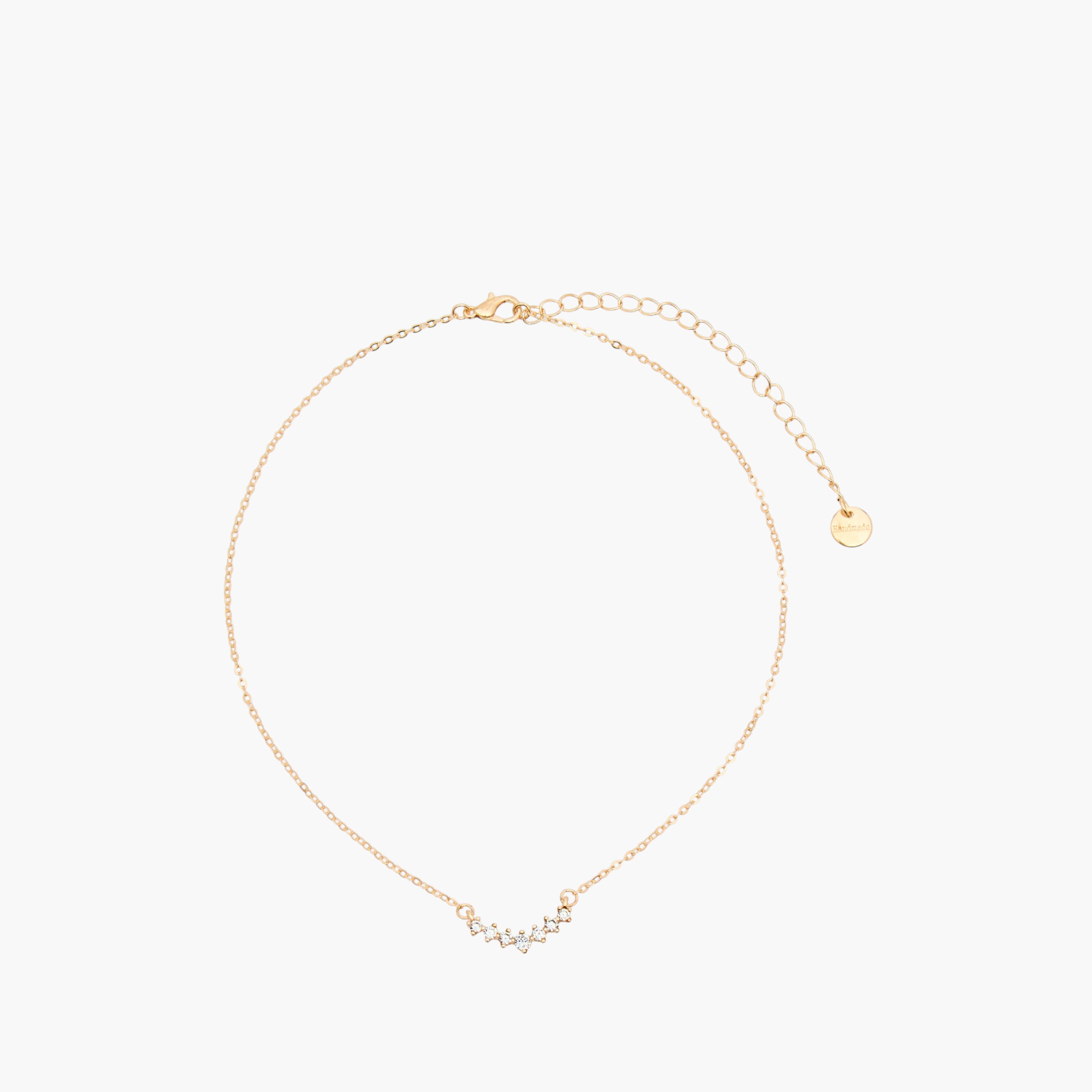 Metal Cubic Zirconia Embellished Pendant Necklace-women-watchesandjewellery-jewellery-necklacesandpendants-image-1