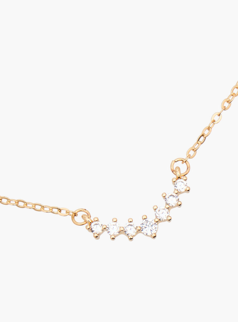 Metal Cubic Zirconia Embellished Pendant Necklace-women-watchesandjewellery-jewellery-necklacesandpendants-image-4