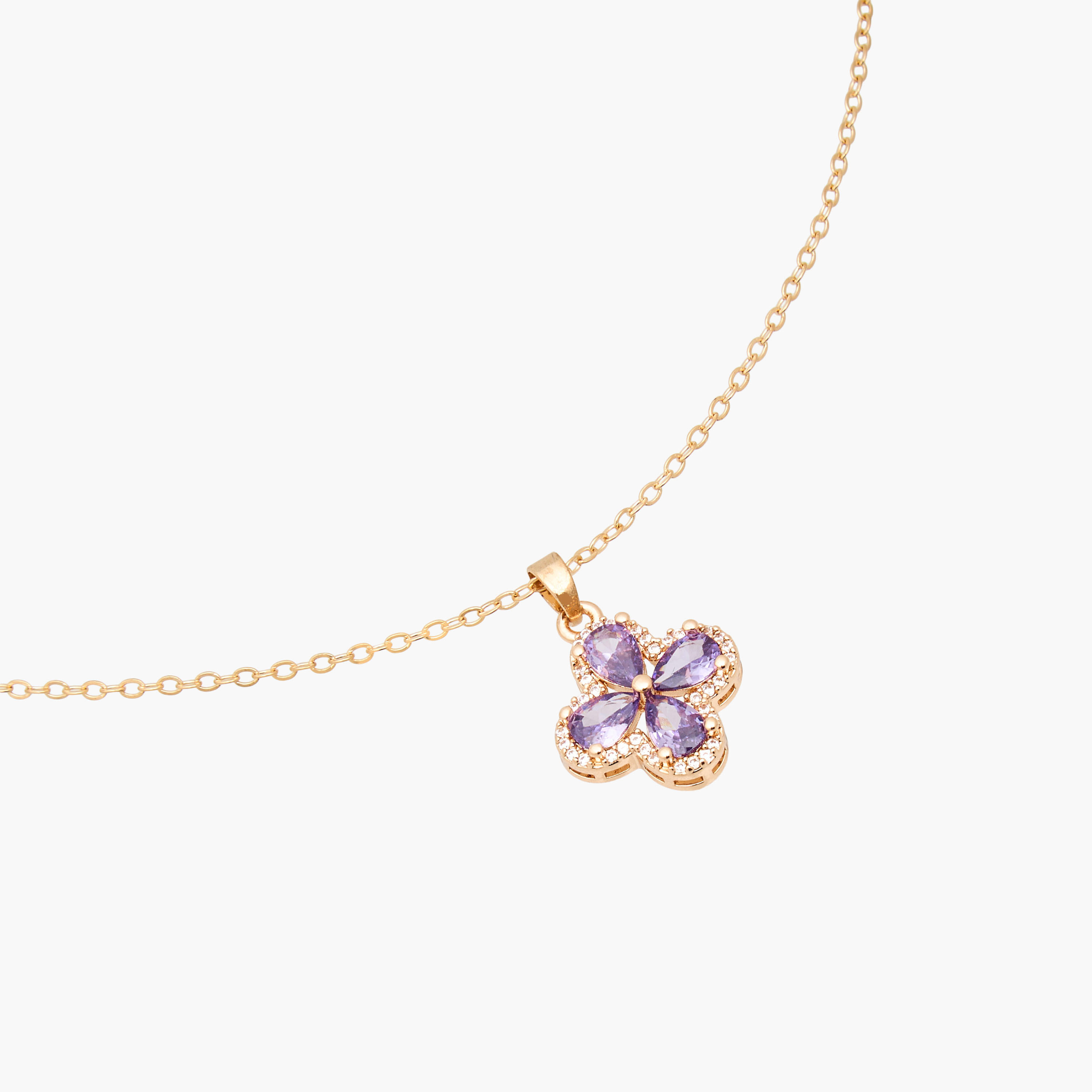 Studded Pendant Necklace and Earrings Set-women-watchesandjewellery-jewellery-jewellerysets-image-3