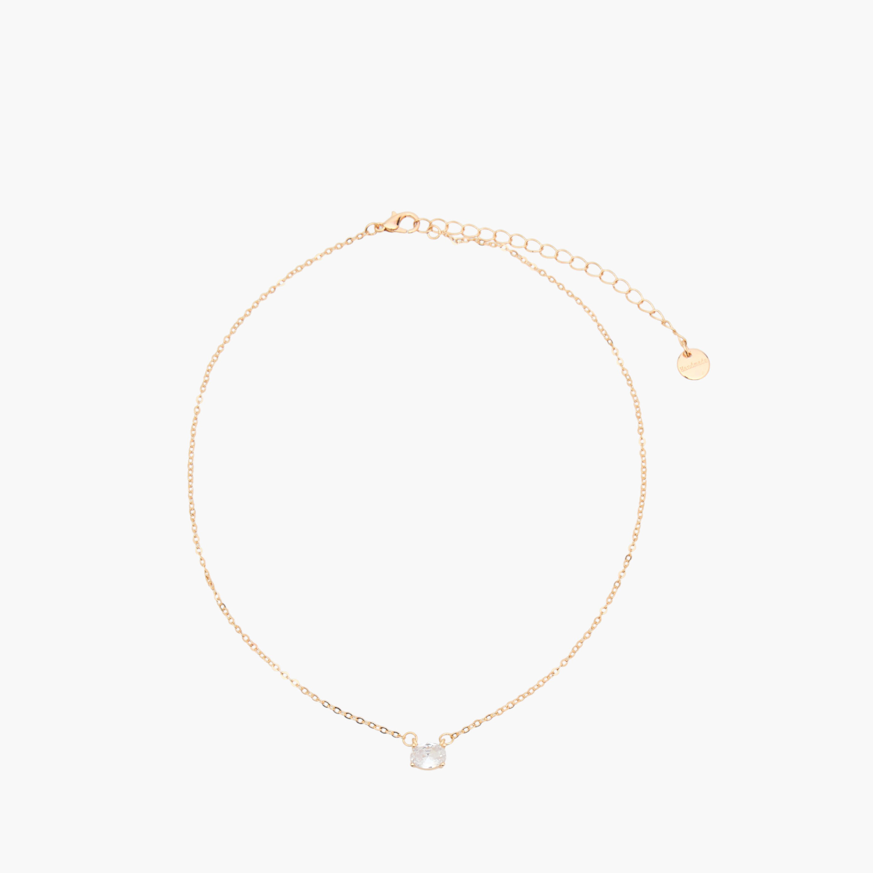 Metal Pendant Necklace with Cubic Zirconia Embellishment-women-watchesandjewellery-jewellery-necklacesandpendants-image-1