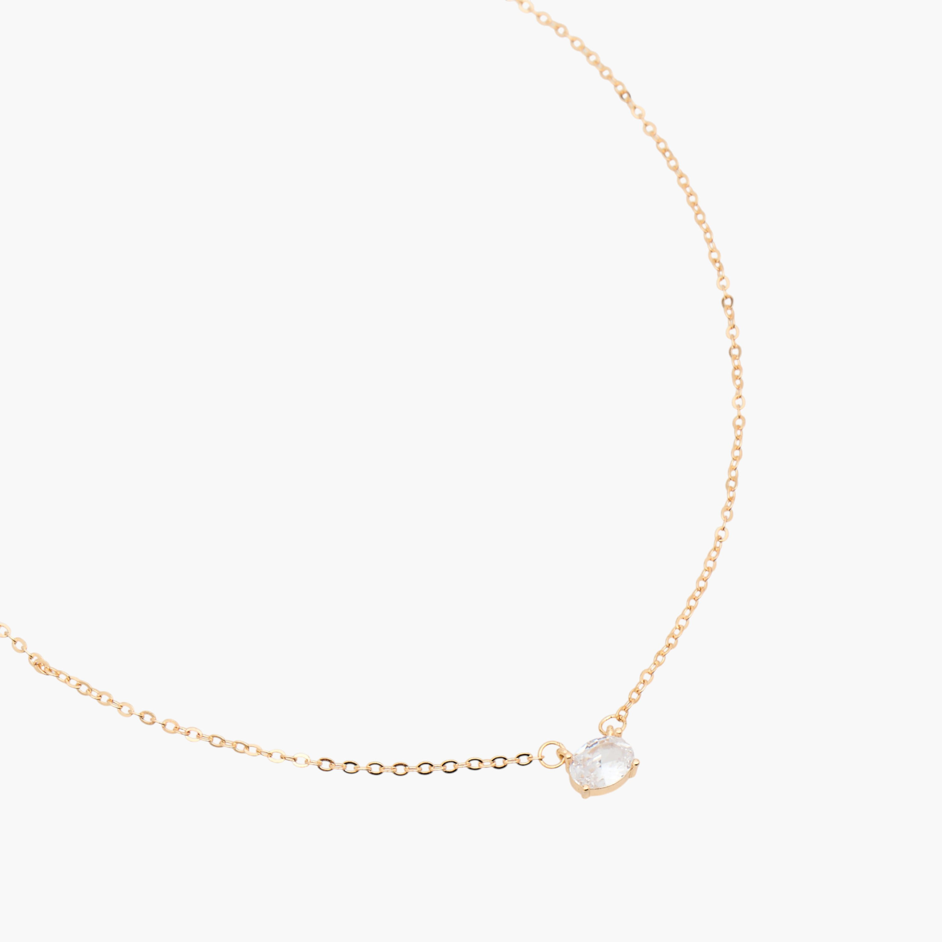 Metal Pendant Necklace with Cubic Zirconia Embellishment-women-watchesandjewellery-jewellery-necklacesandpendants-image-2