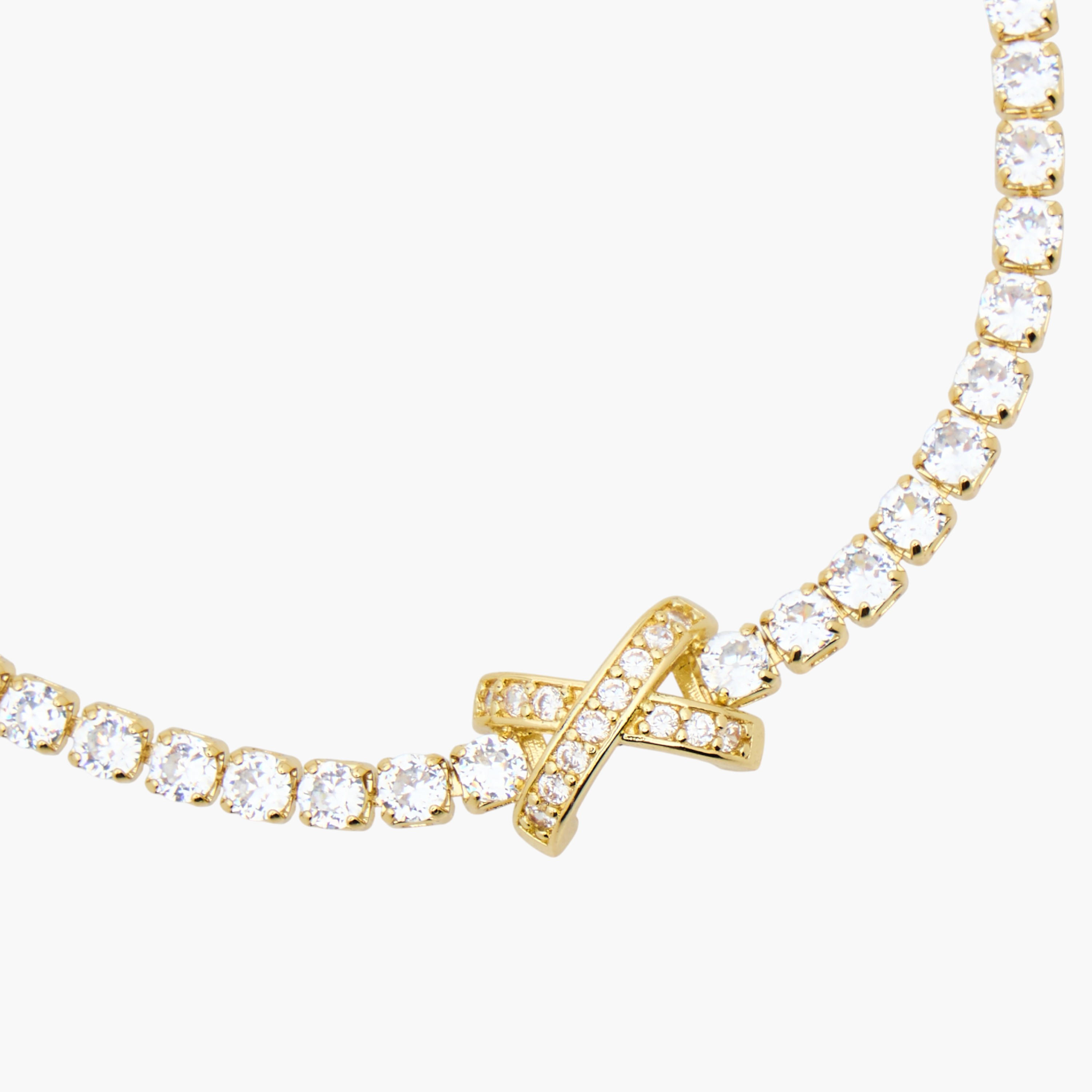 Metal Cubic Zirconia Embellished Bracelet-women-watchesandjewellery-jewellery-banglesandbracelets-image-3