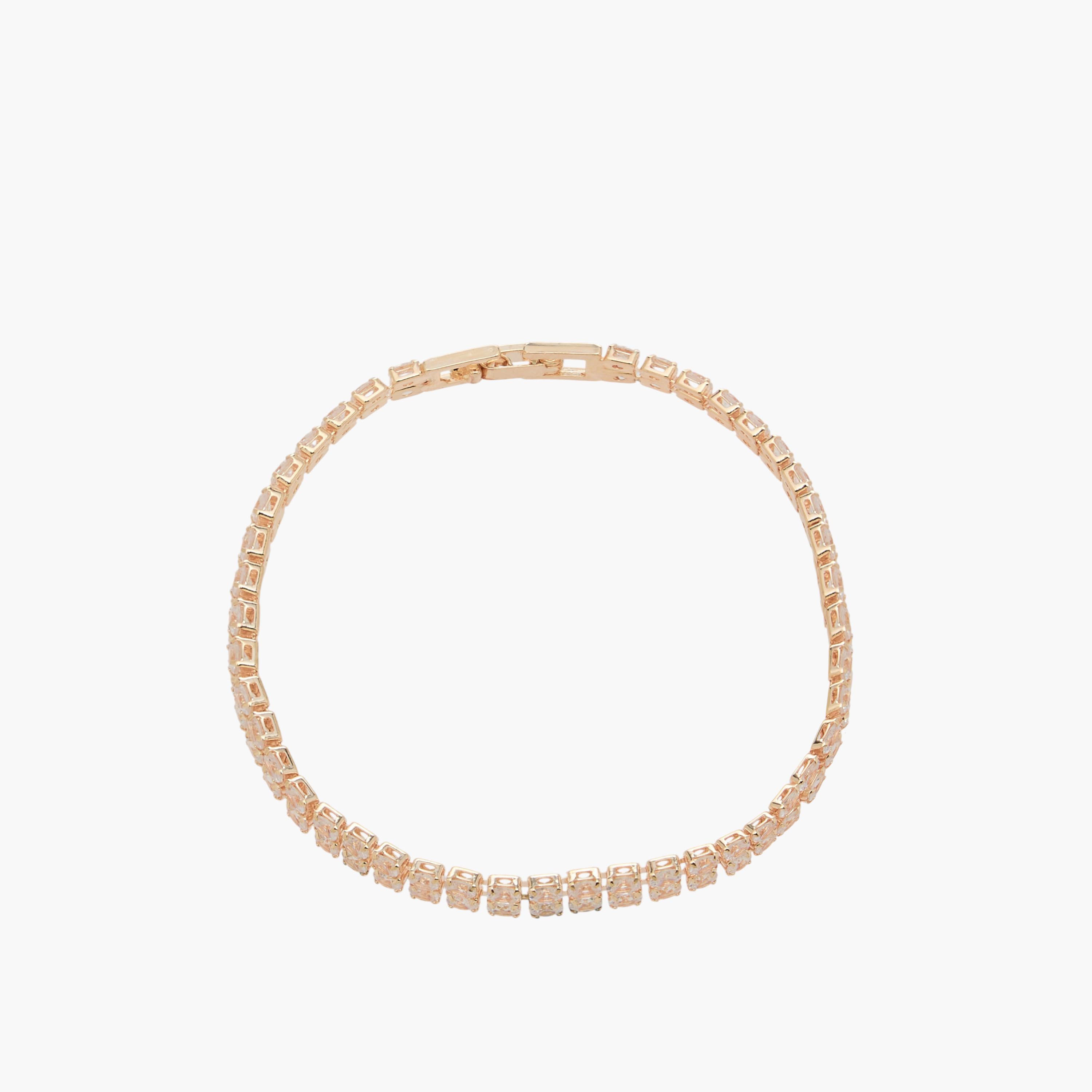 Gold Tone Cubic Zirconia Bracelet-women-watchesandjewellery-jewellery-banglesandbracelets-image-2