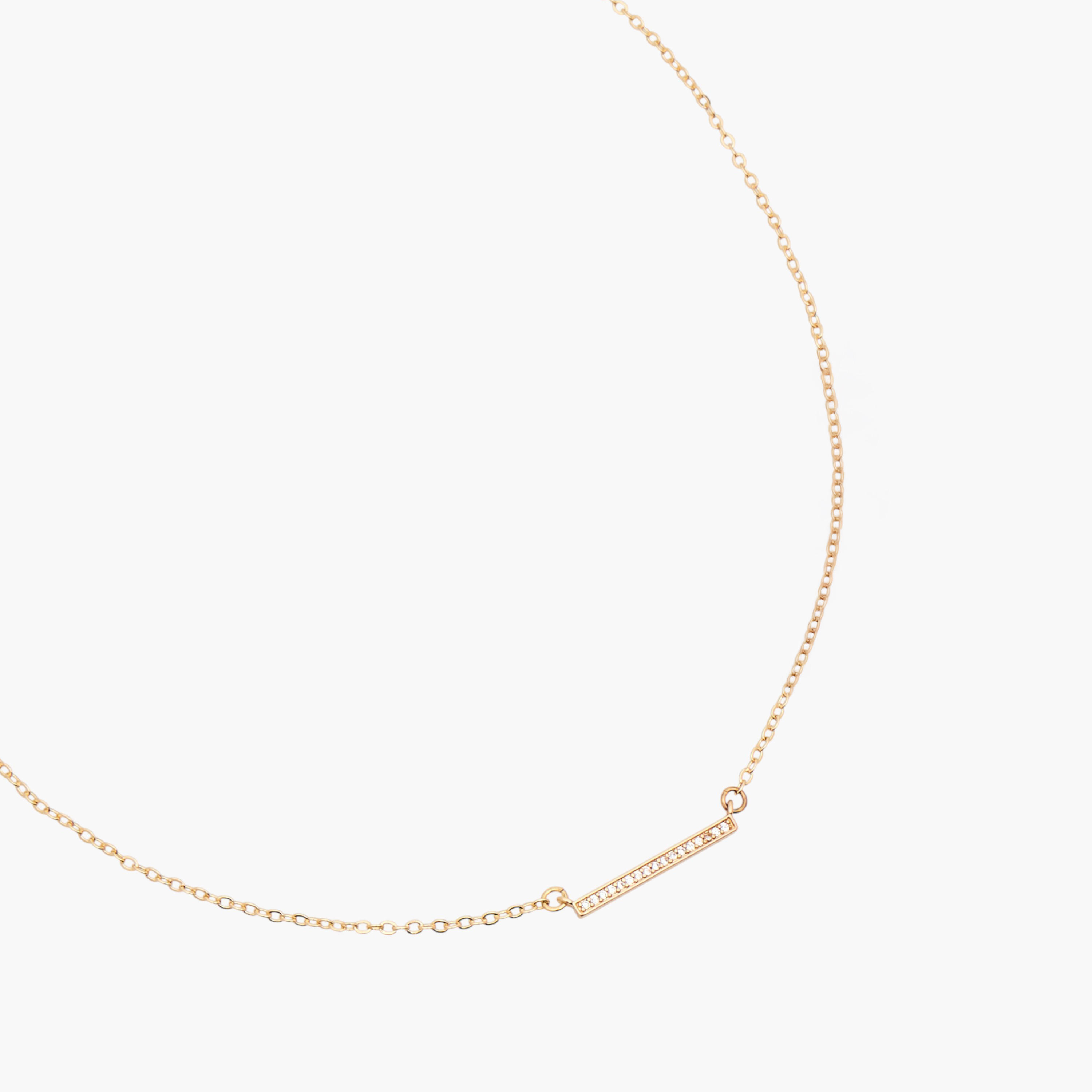 Metal Cubic Zirconia Embellished Pendant Necklace-women-watchesandjewellery-jewellery-necklacesandpendants-image-2