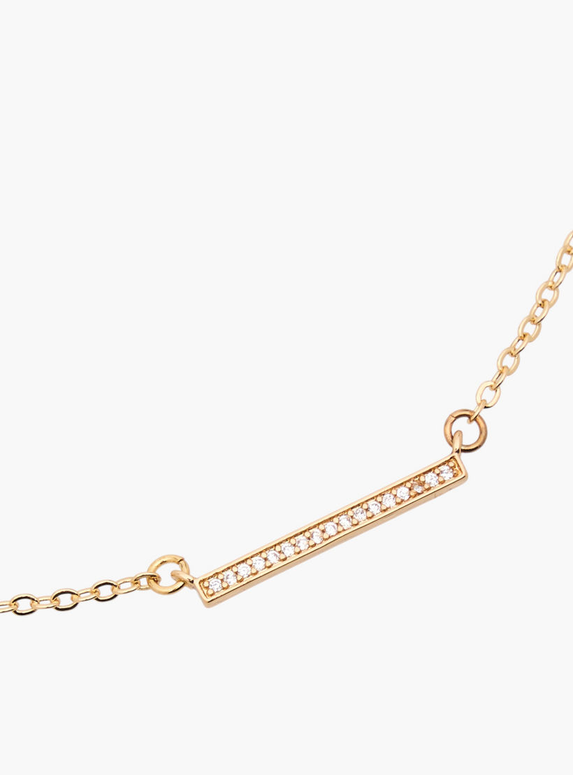 Metal Cubic Zirconia Embellished Pendant Necklace-women-watchesandjewellery-jewellery-necklacesandpendants-image-4