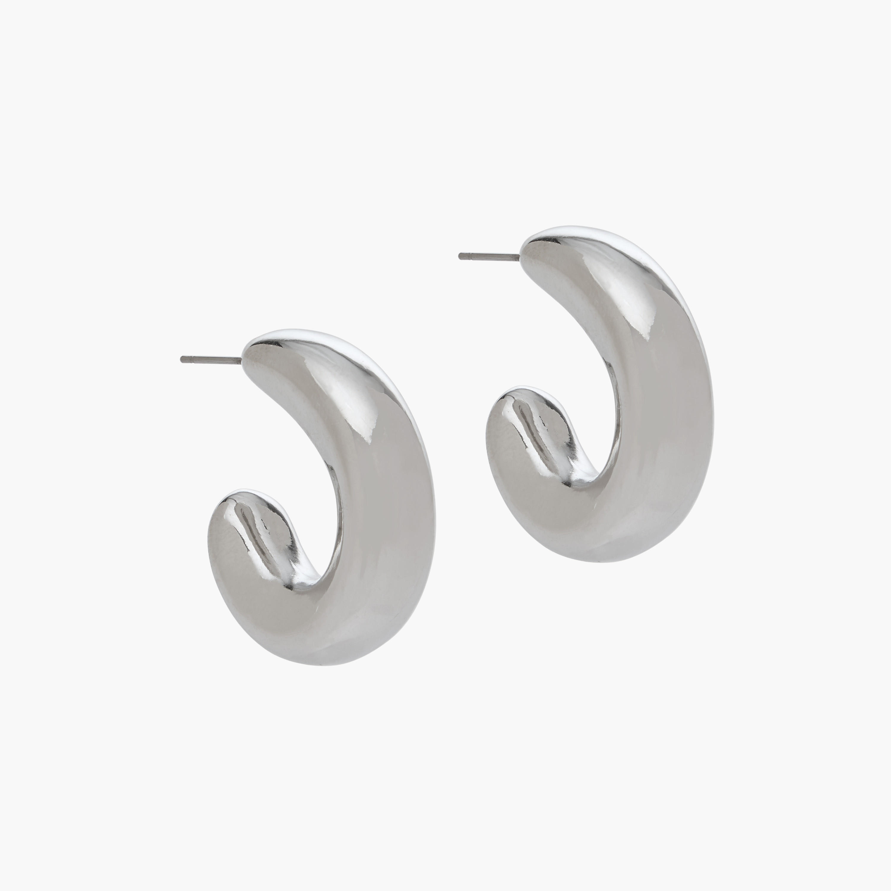 Pack of 2 Metallic Earrings with Pushback Closure-women-watchesandjewellery-jewellery-earrings-image-4