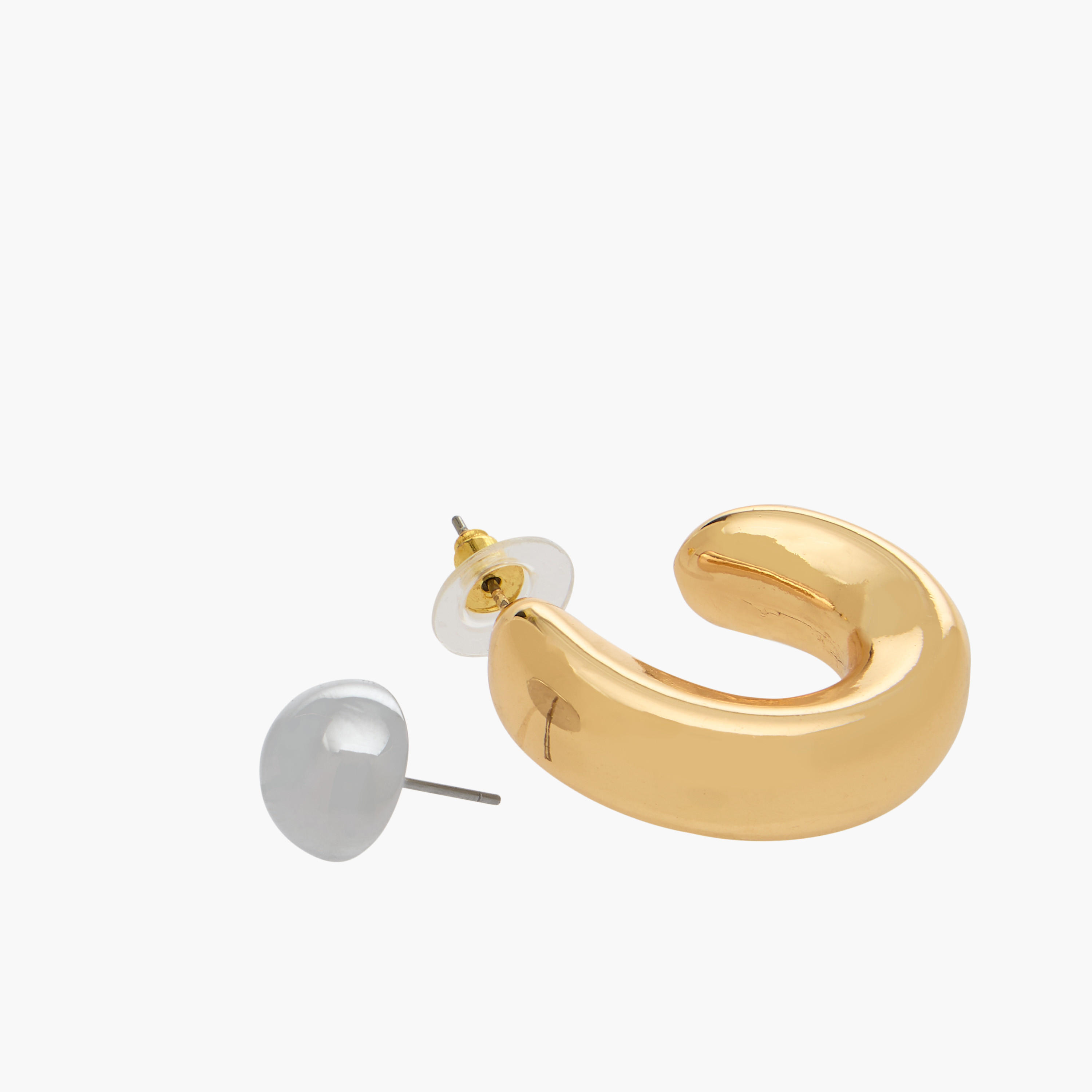 Pack of 2 Metallic Earrings with Pushback Closure-women-watchesandjewellery-jewellery-earrings-image-5