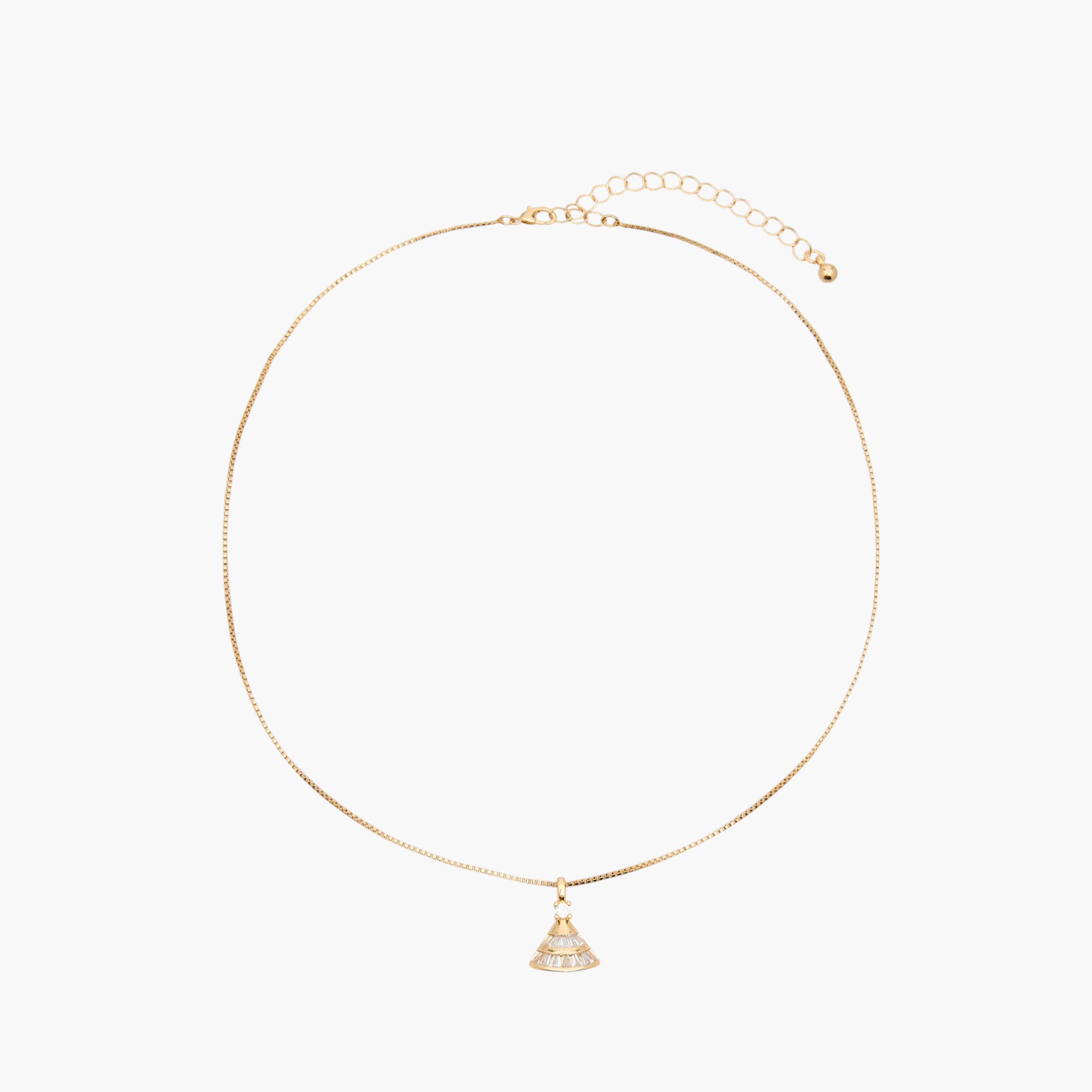 Pendant Necklace and Earrings Set with Cubic Zirconia Embellishment-women-watchesandjewellery-jewellery-jewellerysets-image-2