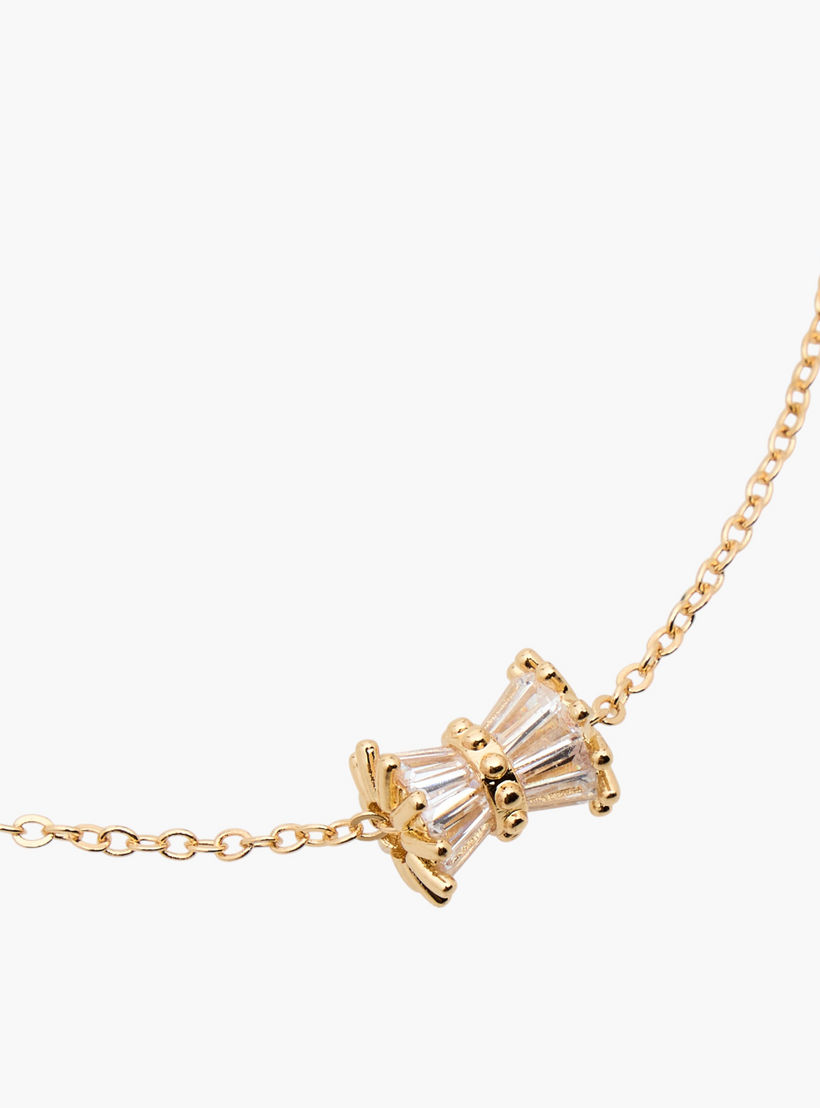عقد معدني مزين بمكعب زركونيا-women-watchesandjewellery-jewellery-necklacesandpendants-image-4