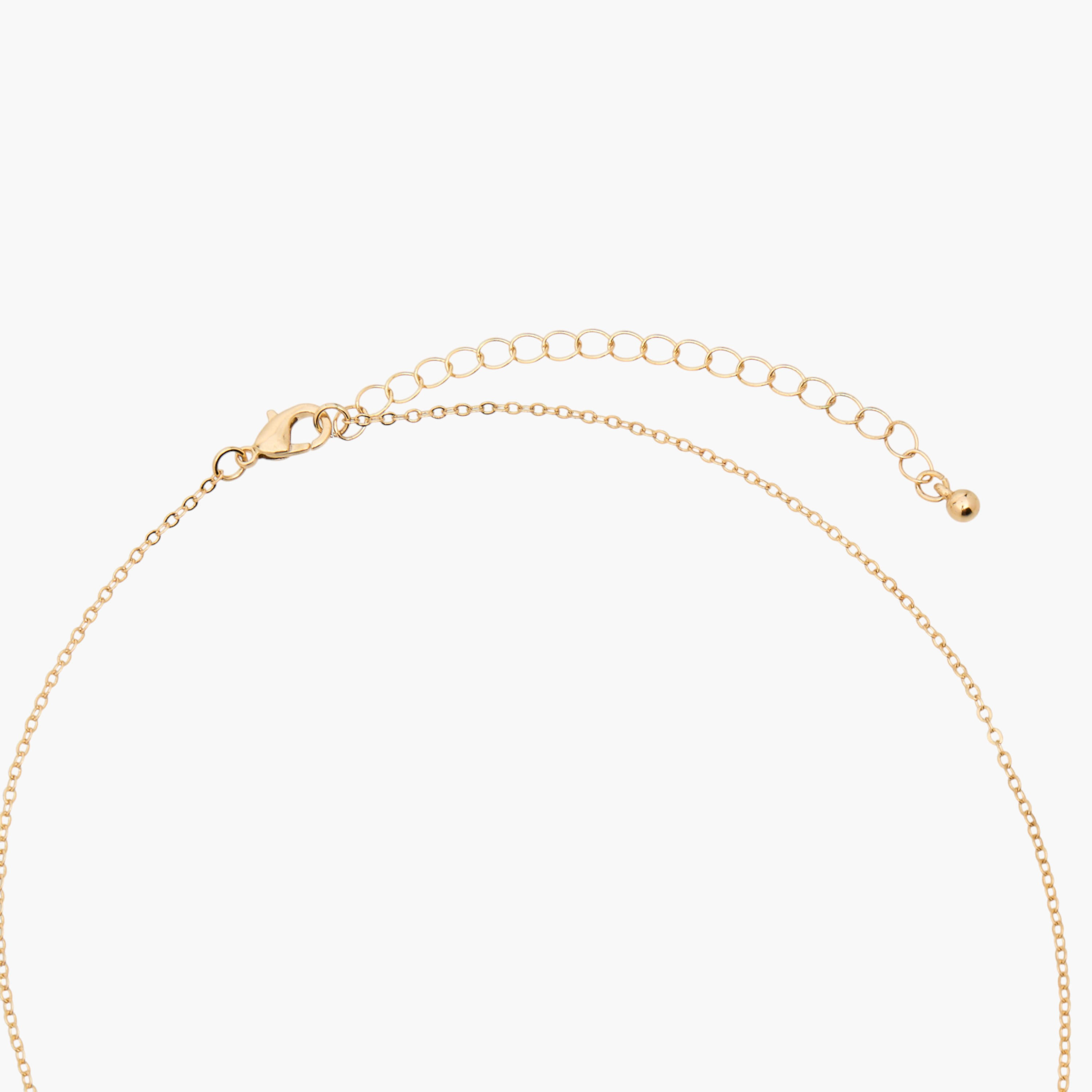 عقد معدن بدلاية وتصميم مزيّن-women-watchesandjewellery-jewellery-necklacesandpendants-image-3
