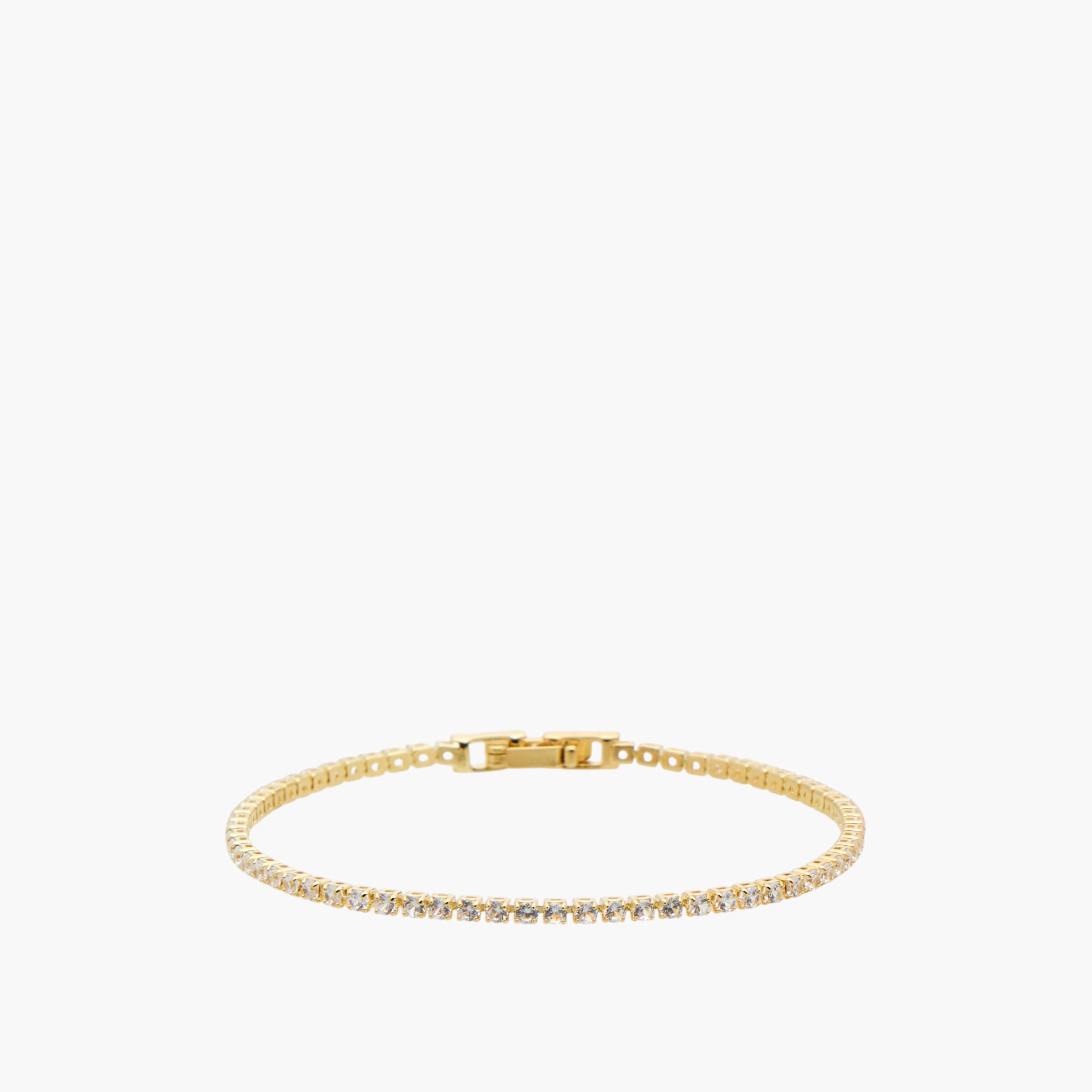 أسورة معدنية مزينة بمكعب زركونيا-women-watchesandjewellery-jewellery-banglesandbracelets-image-1