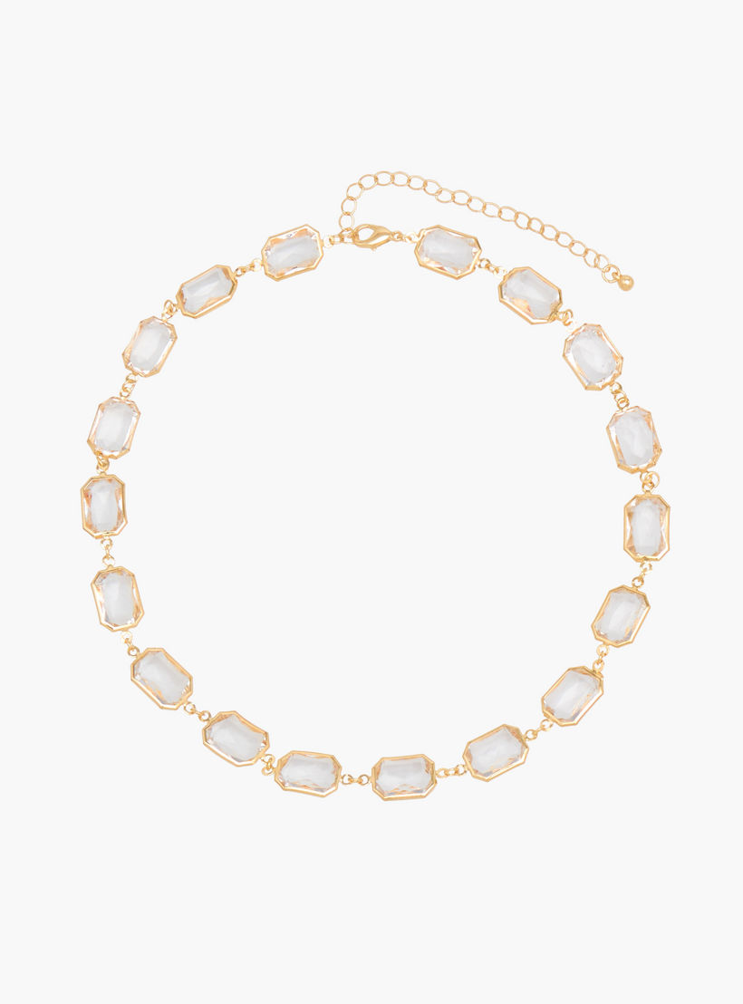 عقد معدن مزين بالأحجار-women-watchesandjewellery-jewellery-necklacesandpendants-image-1