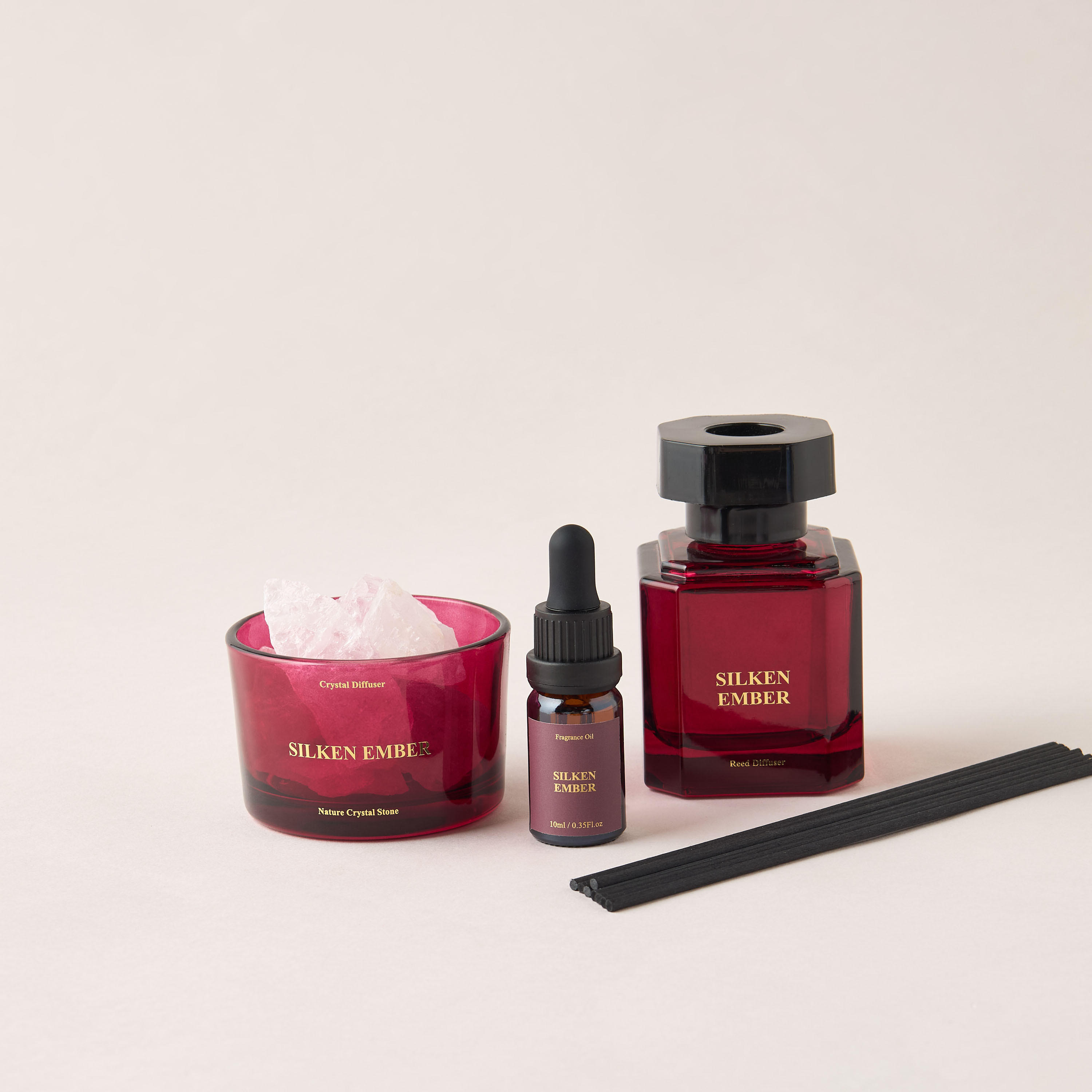 Scent.d London Silken Ember 3-Piece Gift Set-household-homefragrance-fragrancegiftset-image-1