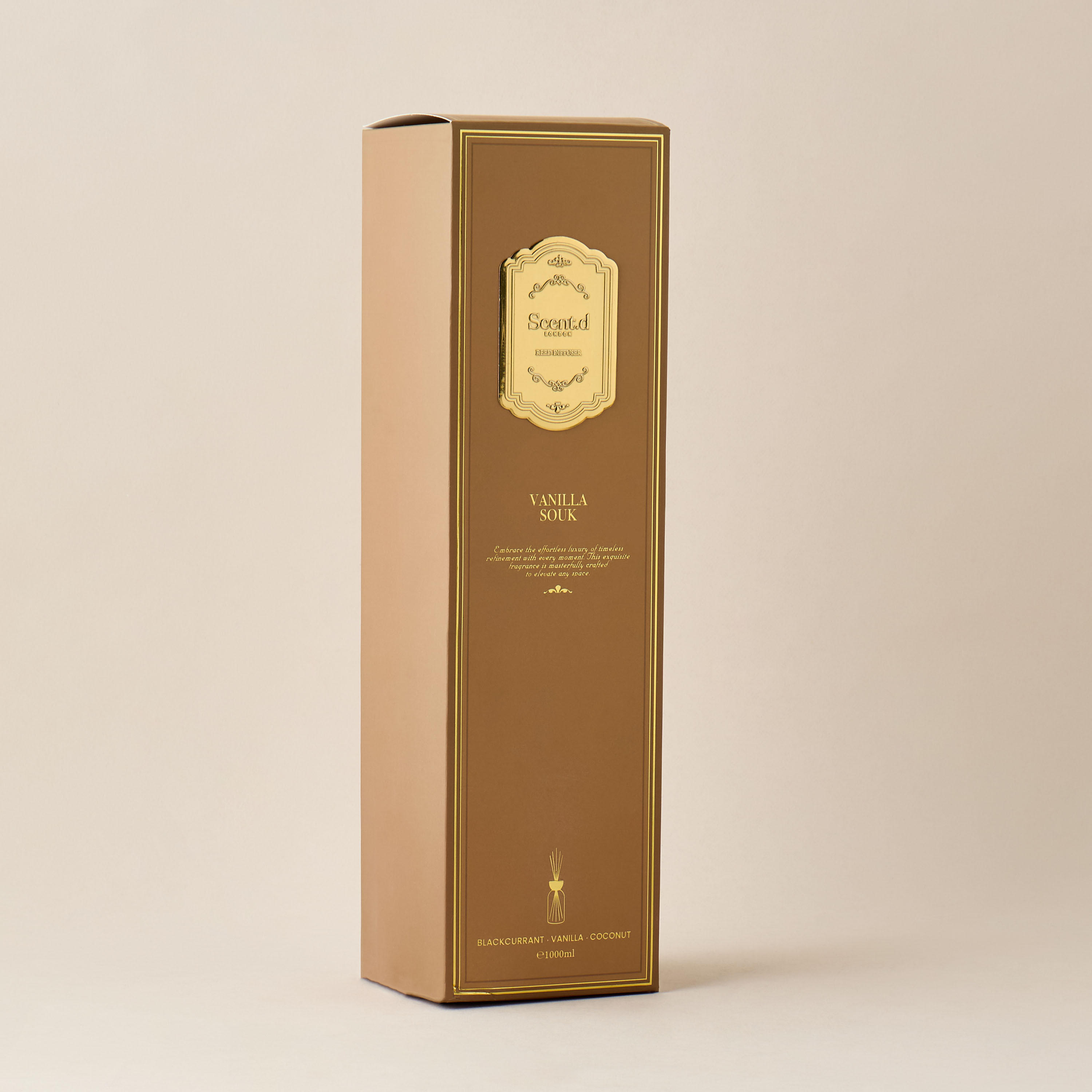 Scent.d London Vanilla Souk Scented Reed Diffuser Set - 1 L-household-homefragrance-reeddiffusers-image-4