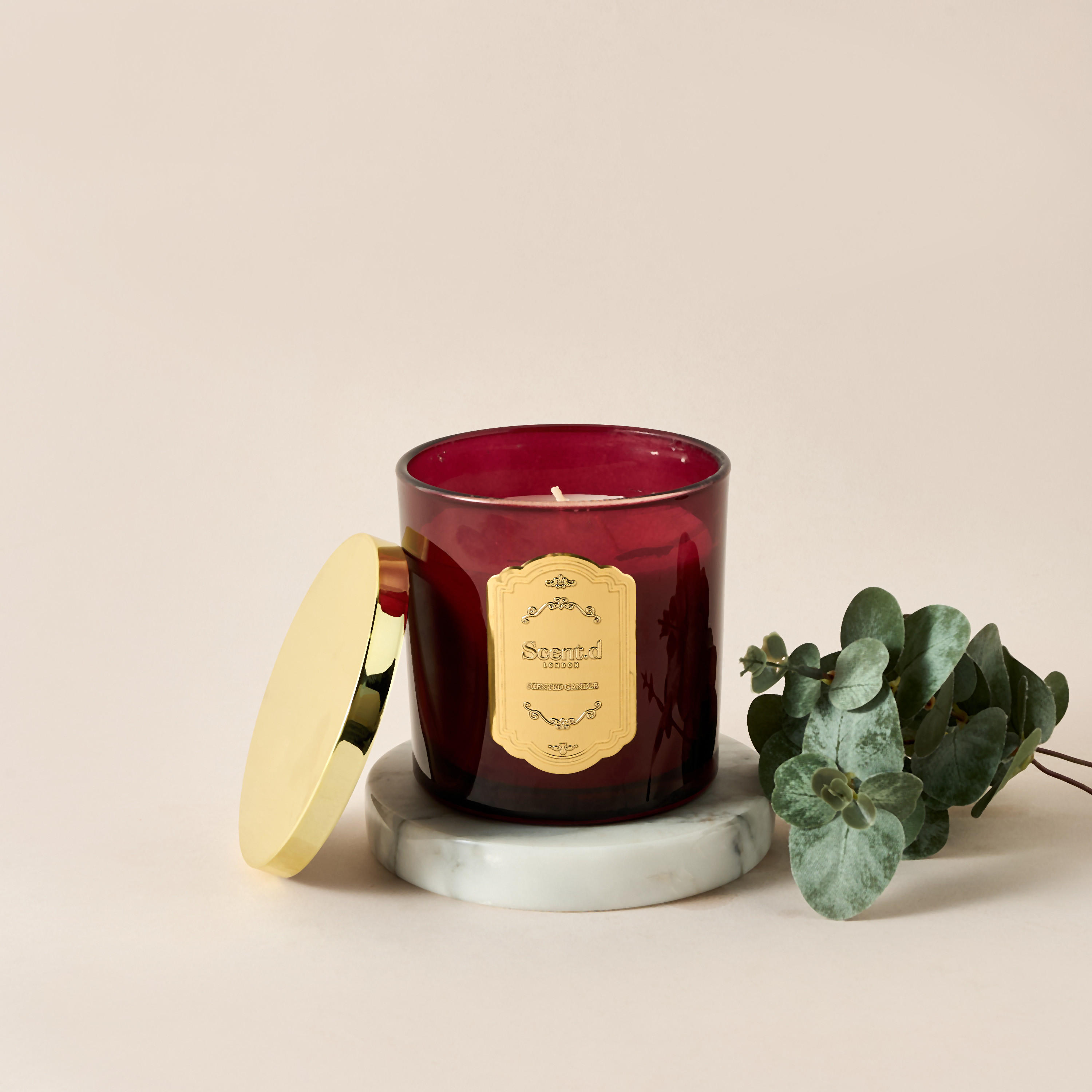 Scent.d London Desert Sorbet Scented Jar Candle - 600 gms-household-homefragrance-candles-image-1