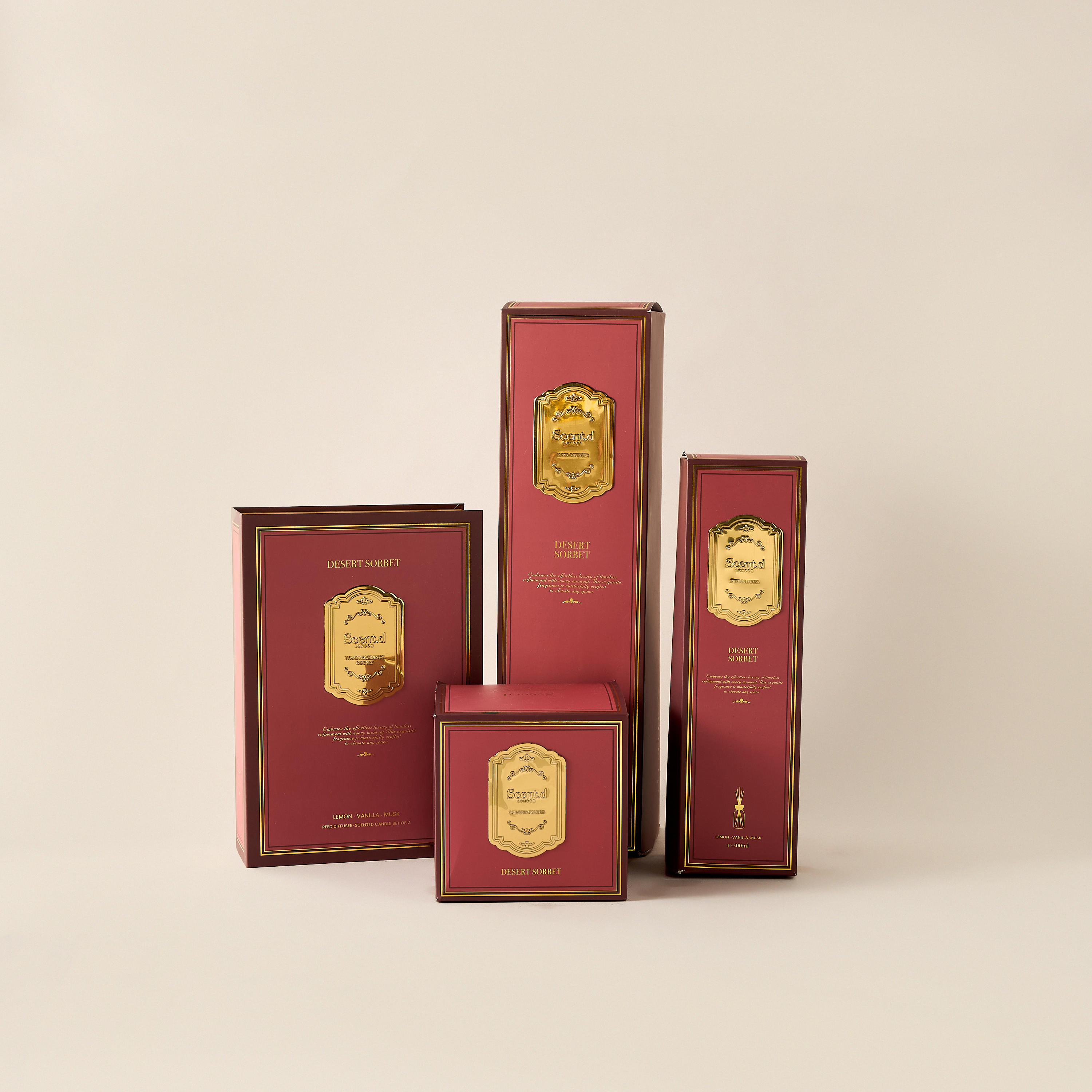 Scent.d London Desert Sorbet Scented Jar Candle - 600 gms-household-homefragrance-candles-image-6