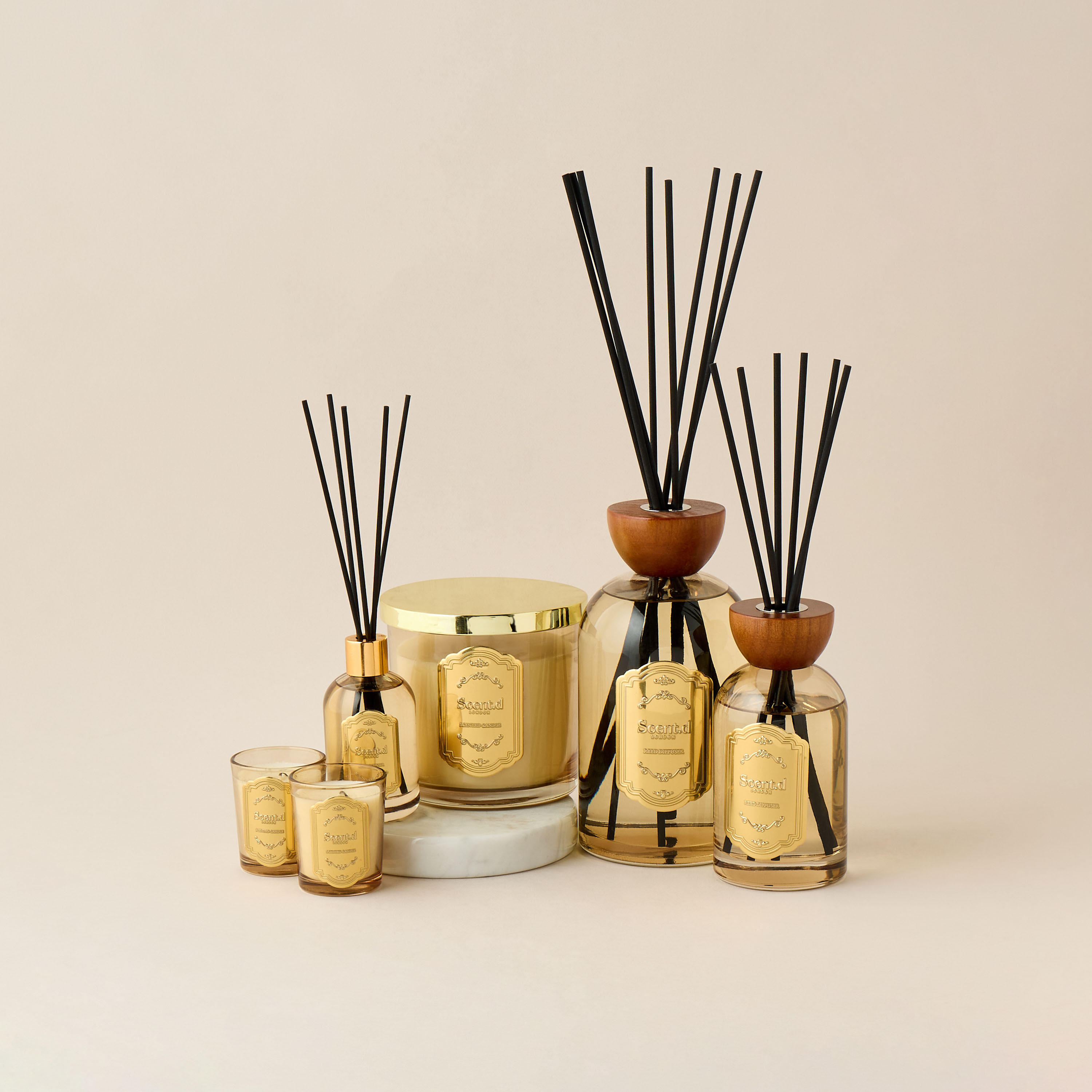 Scent.d London Desert Sorbet Scented Jar Candle - 600 gms-household-homefragrance-candles-image-6