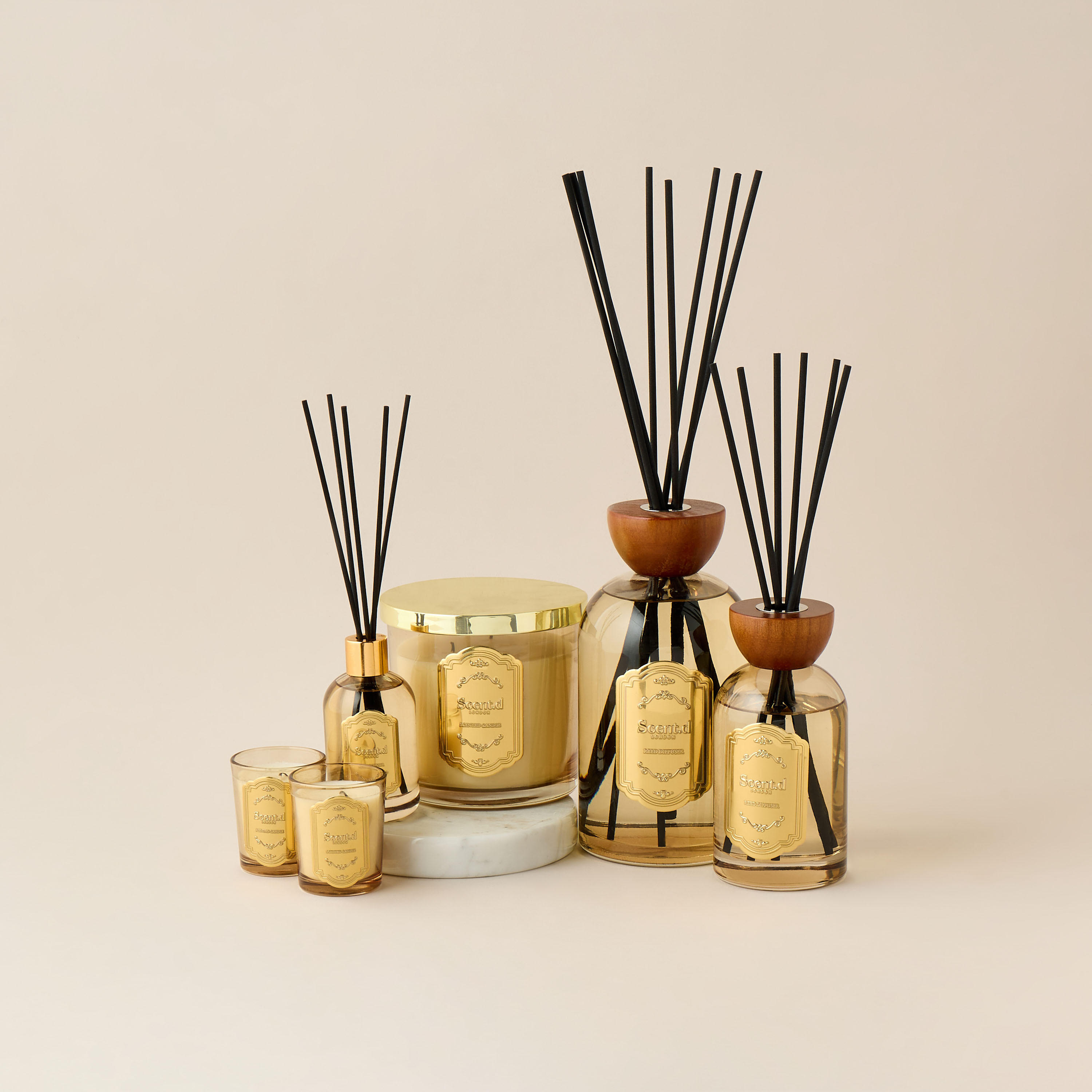 Scent.d London Desert Sorbet Scented Jar Candle and Reed Diffuser Set-household-homefragrance-fragrancegiftset-image-5