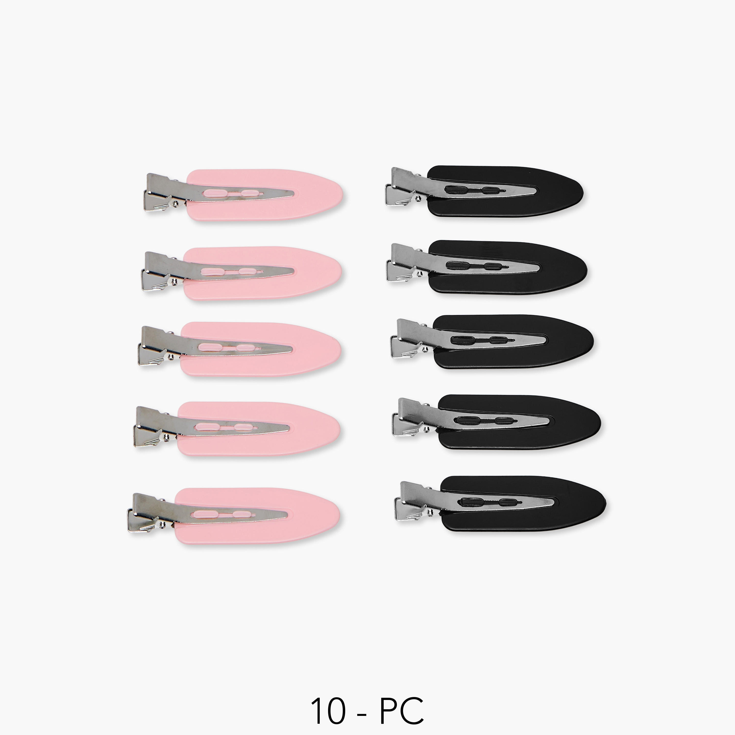 Pack of 10 Curved Sectioning Hair Clips-women-hairaccessories-clips-image-1