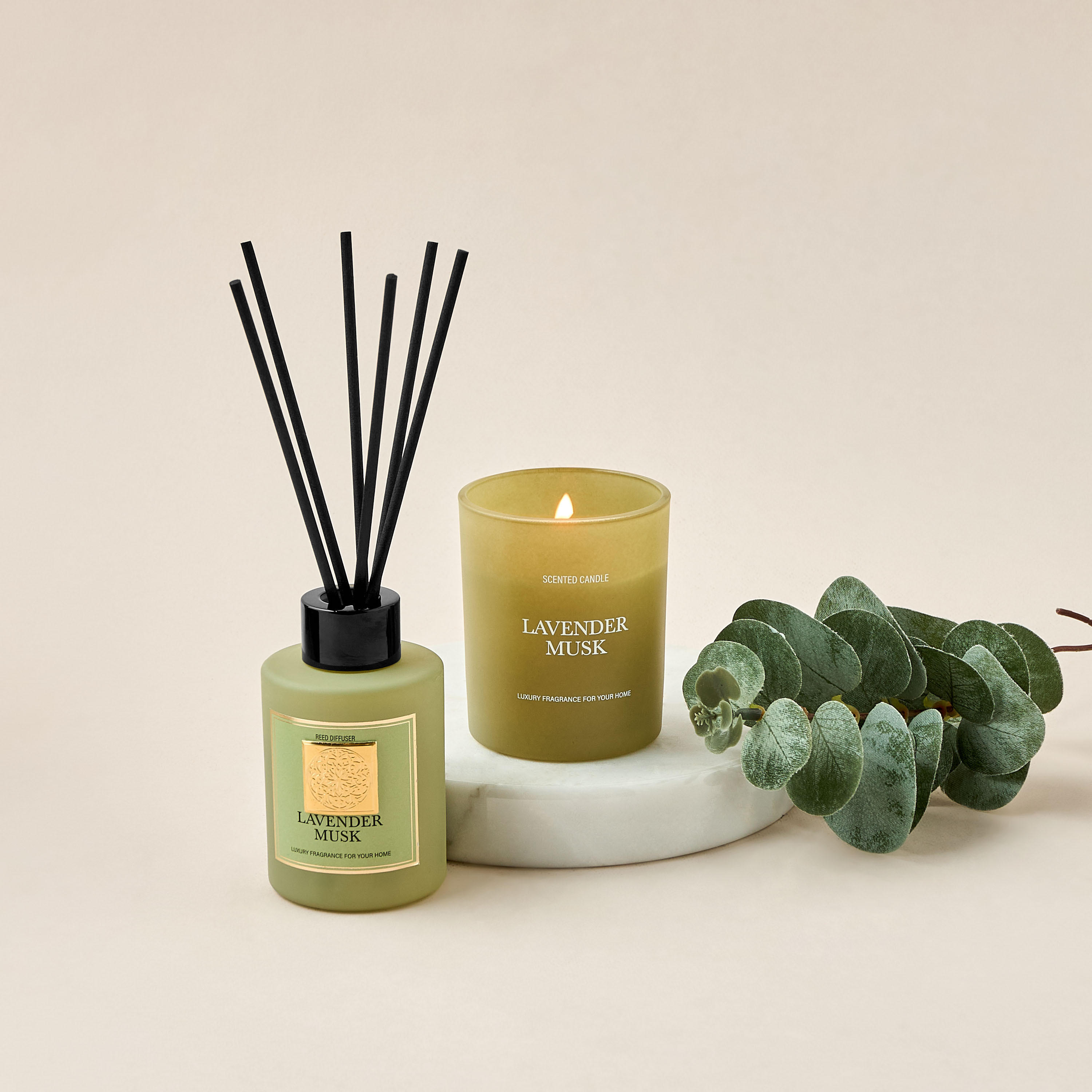 Saffron Glow Scented Reed Diffuser and Jar Candle Set-household-homefragrance-fragrancegiftset-image-5