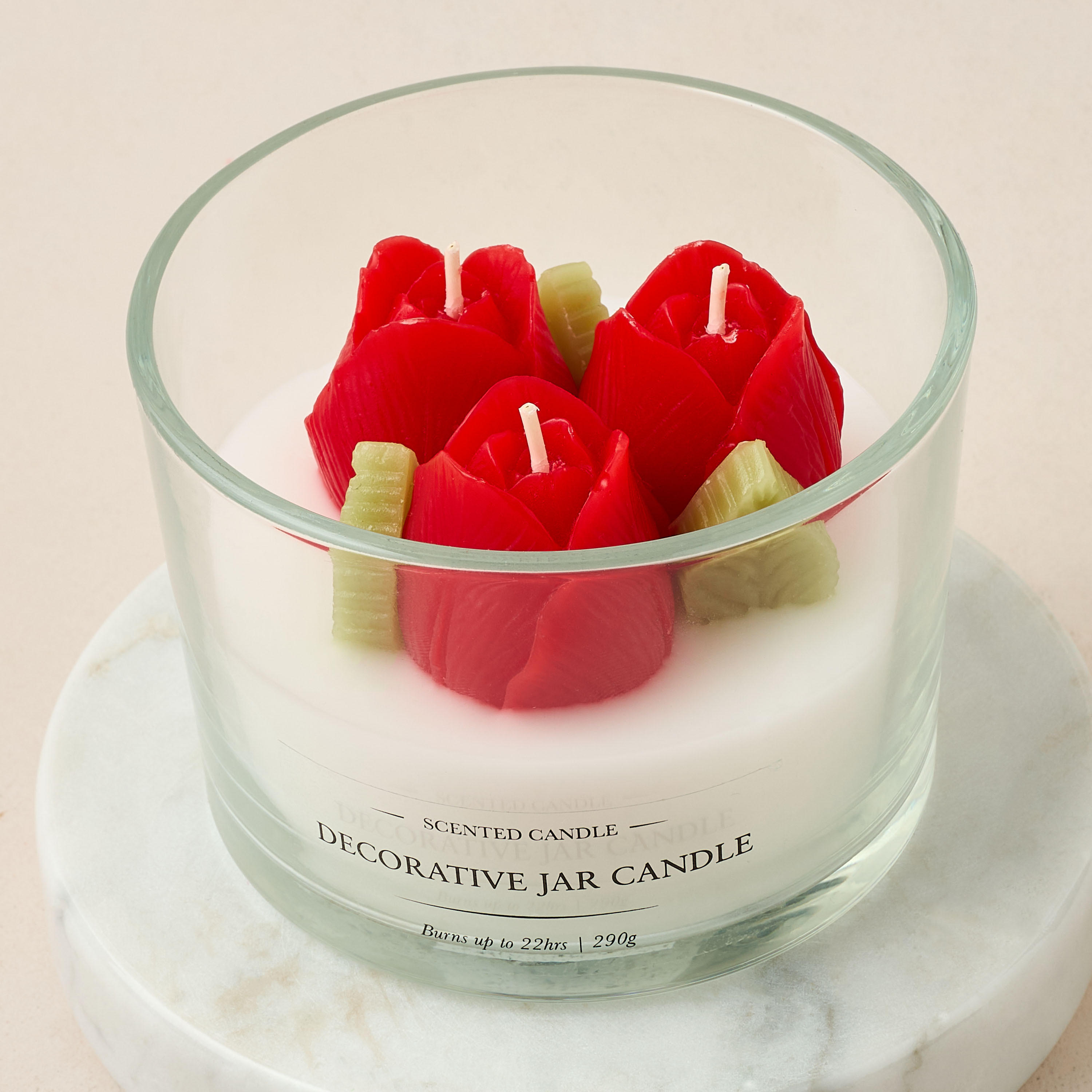 Rose Scented Jar Candle - 64 gms-household-homefragrance-candles-image-3