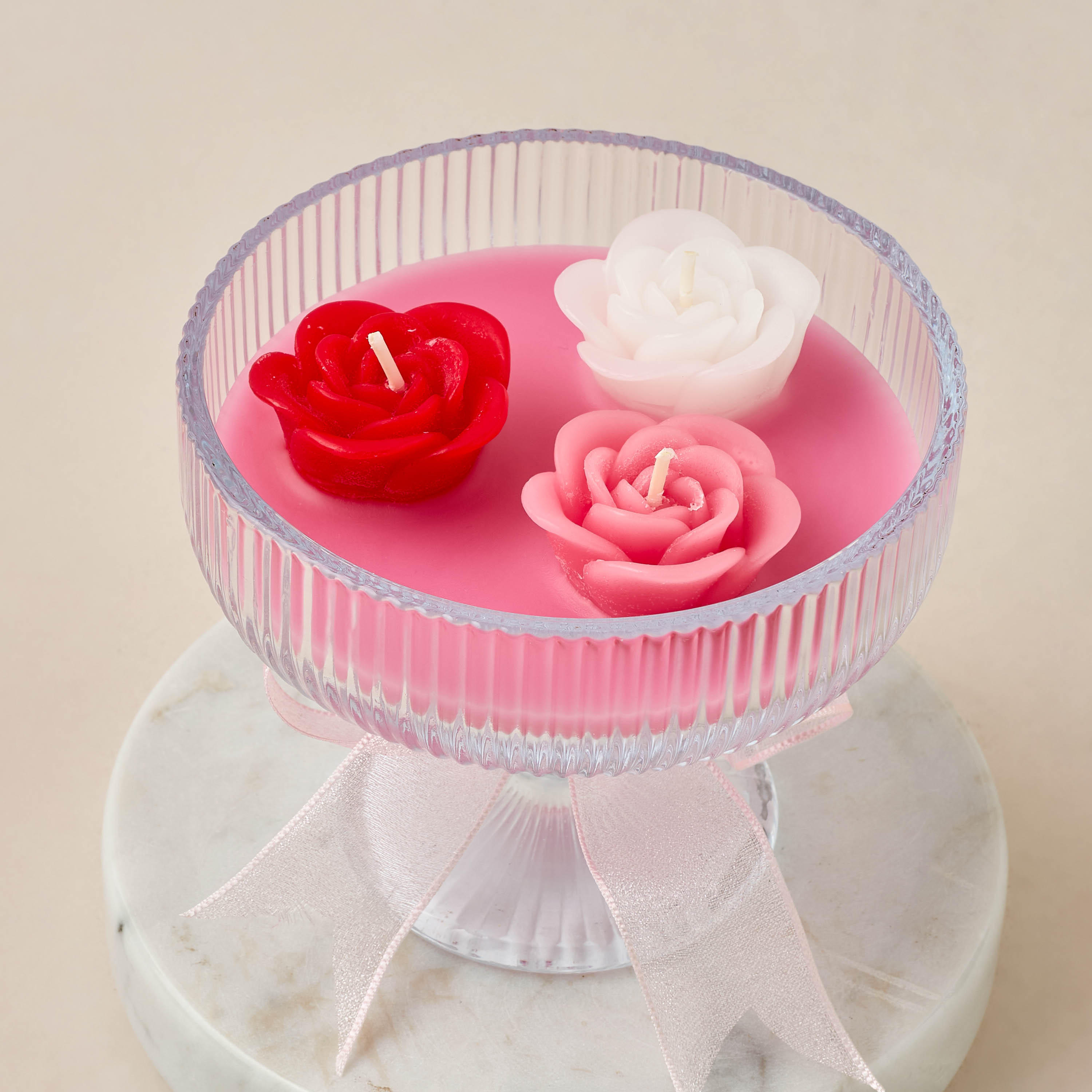 Rose Scented Jar Candle - 64 gms-household-homefragrance-candles-image-3
