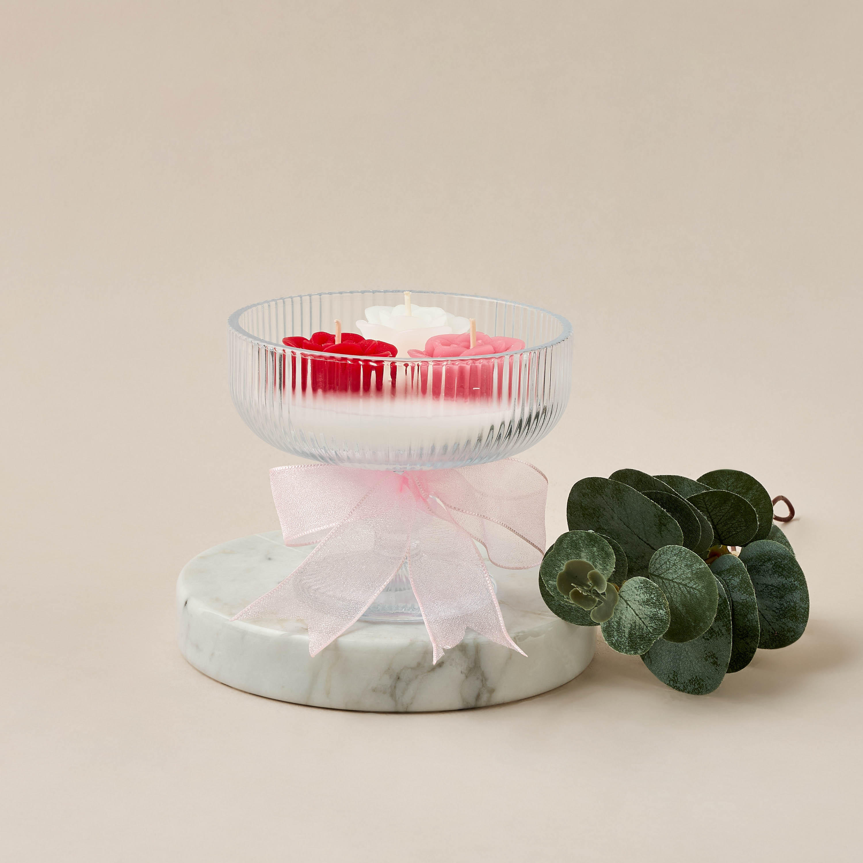 Rose Scented Jar Candle - 64 gms-household-homefragrance-candles-image-1