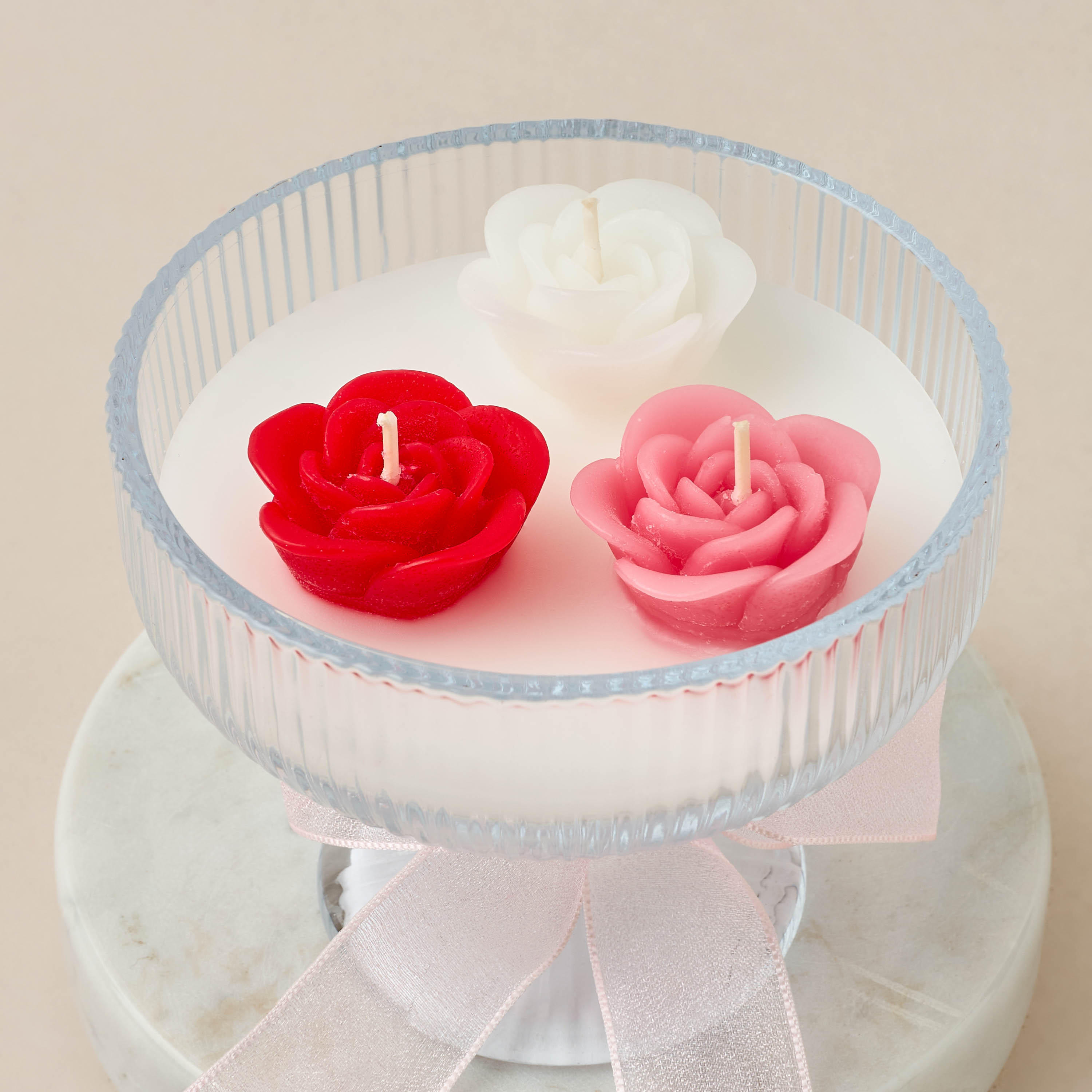 Rose Scented Jar Candle - 64 gms-household-homefragrance-candles-image-3