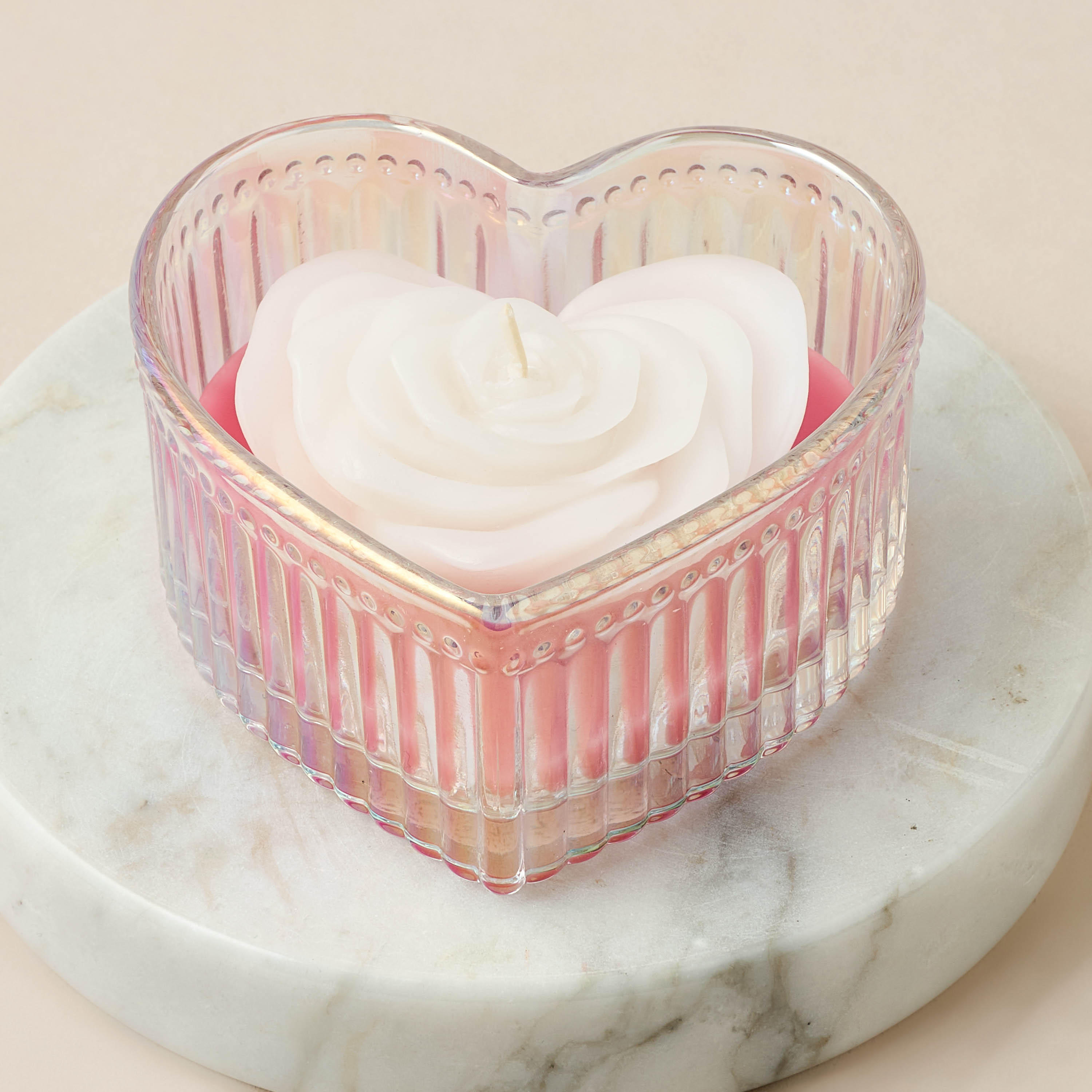 جرة شمع على شكل قلب معطرة بالورد - 68 جرام-household-homefragrance-candles-image-3