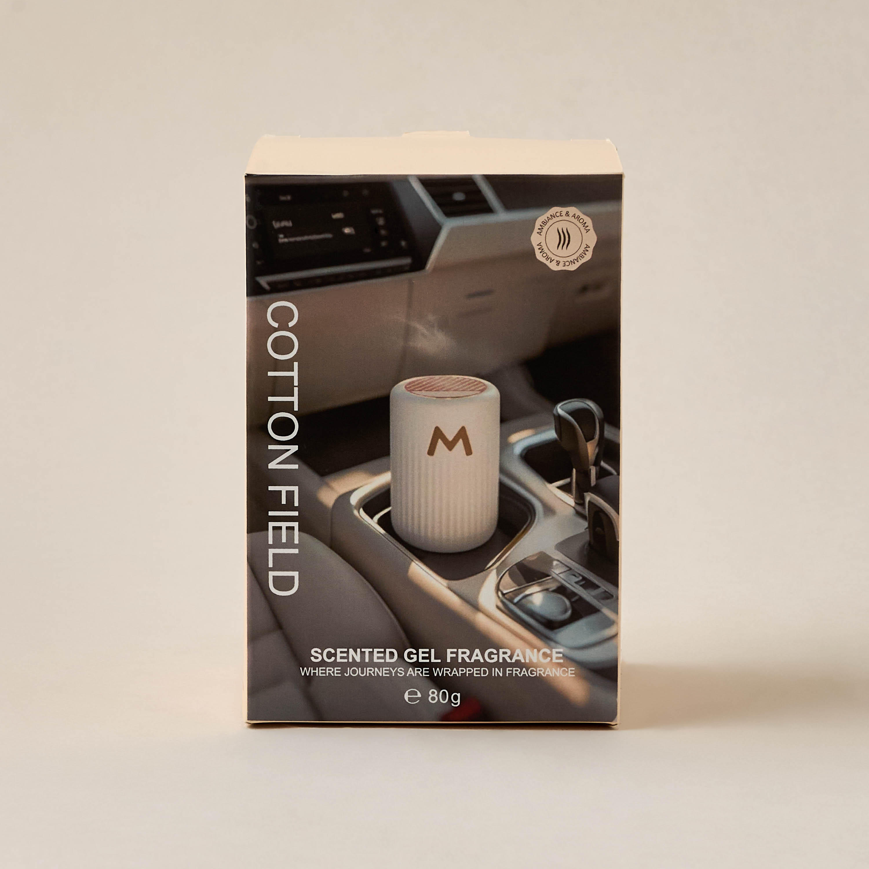 Cotton Field Scented Gel Car Fragrance - 80 gms-household-homefragrance-carfragrance-image-5