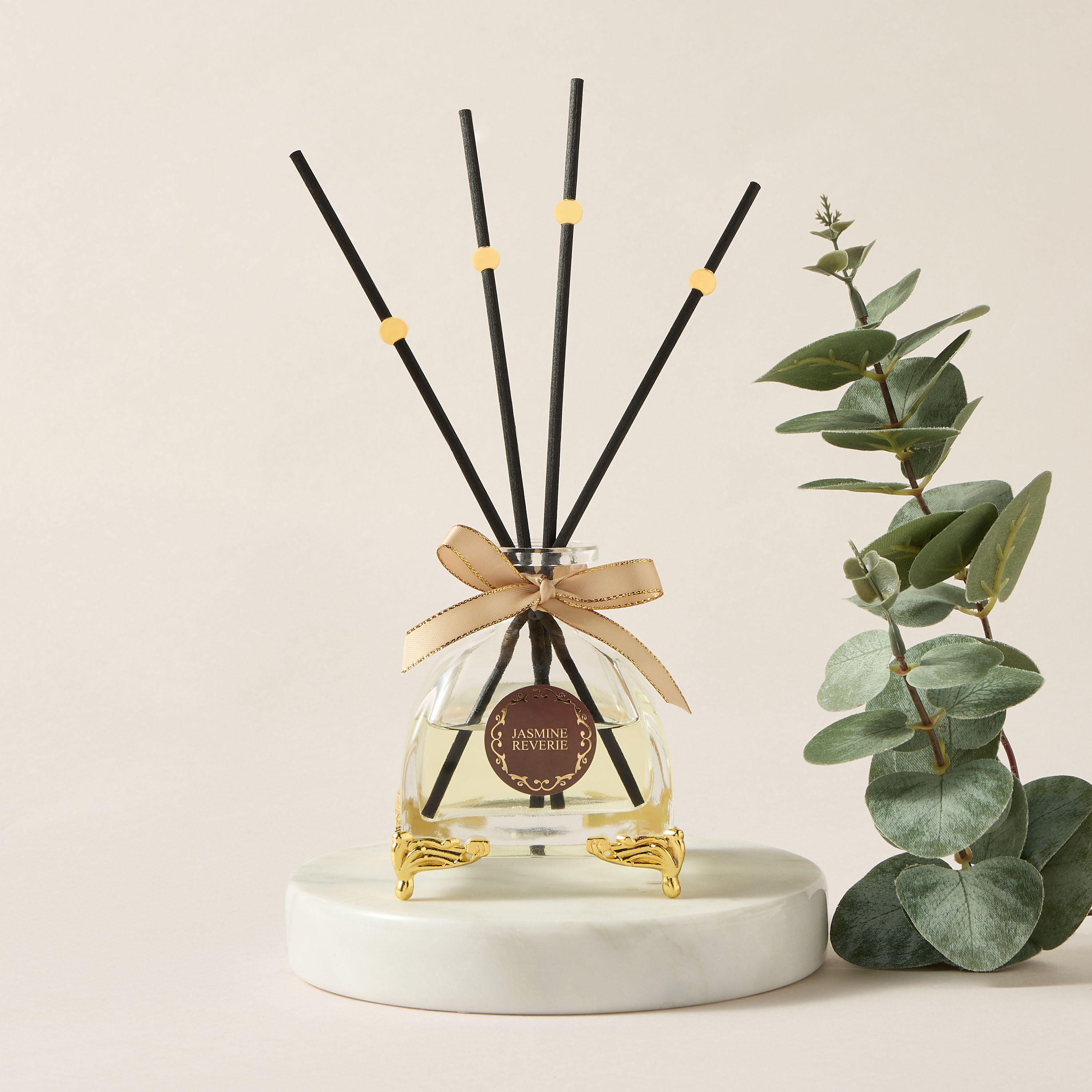 Luster Luxe Cotton Crescent Reed Diffuser - 100 ml-household-homefragrance-reeddiffusers-image-1