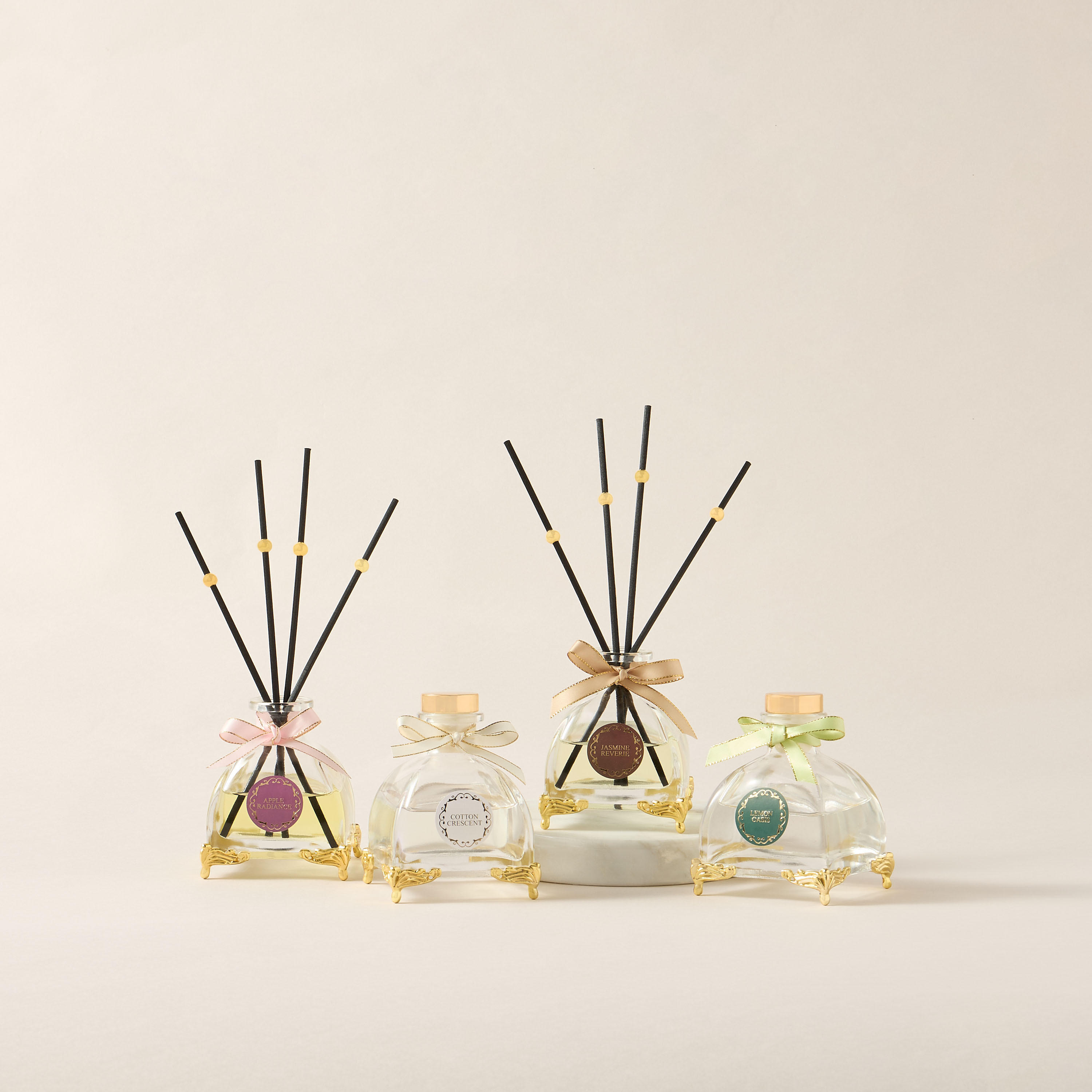Luster Luxe Cotton Crescent Reed Diffuser - 100 ml-household-homefragrance-reeddiffusers-image-5