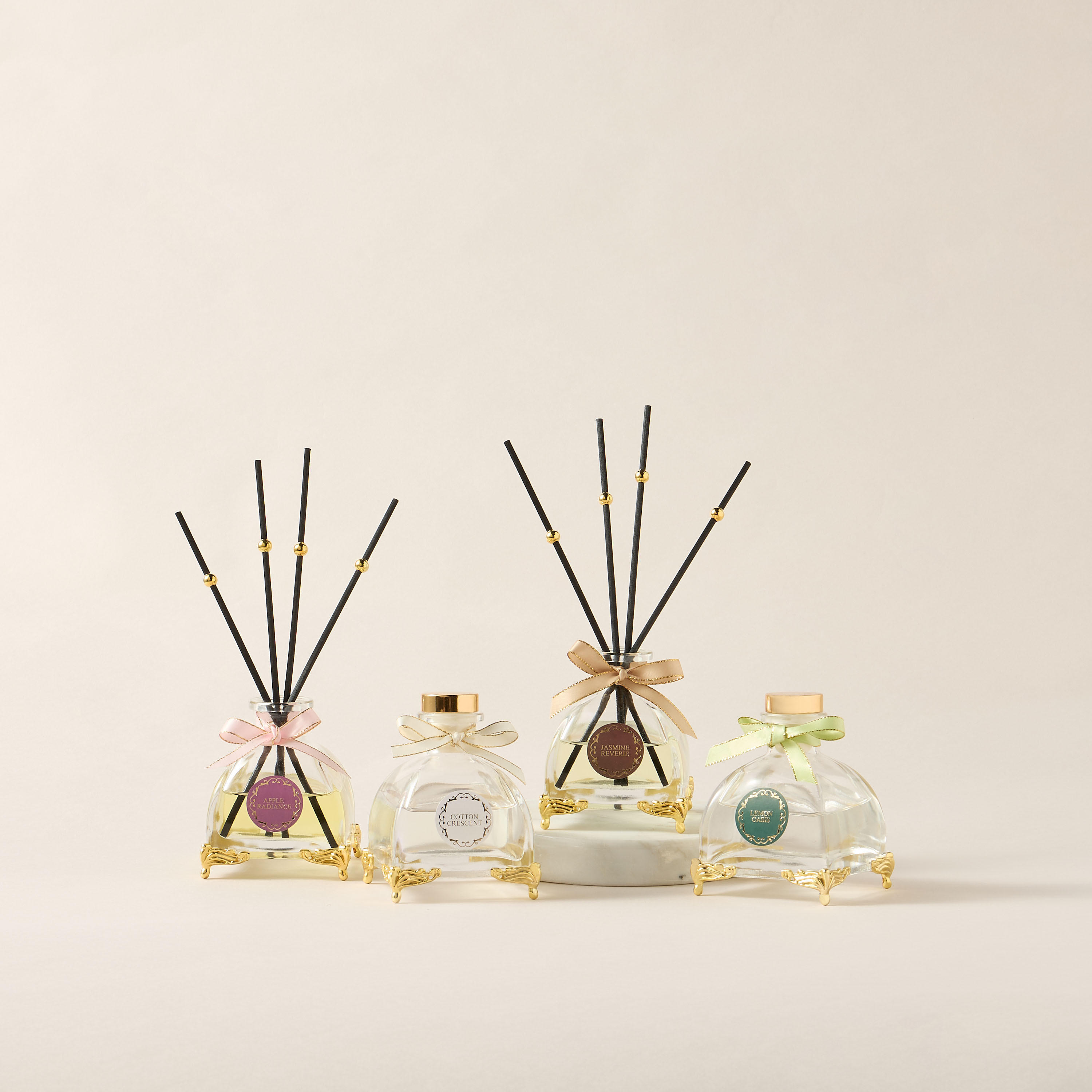 Luster Luxe Cotton Crescent Reed Diffuser - 100 ml-household-homefragrance-reeddiffusers-image-4