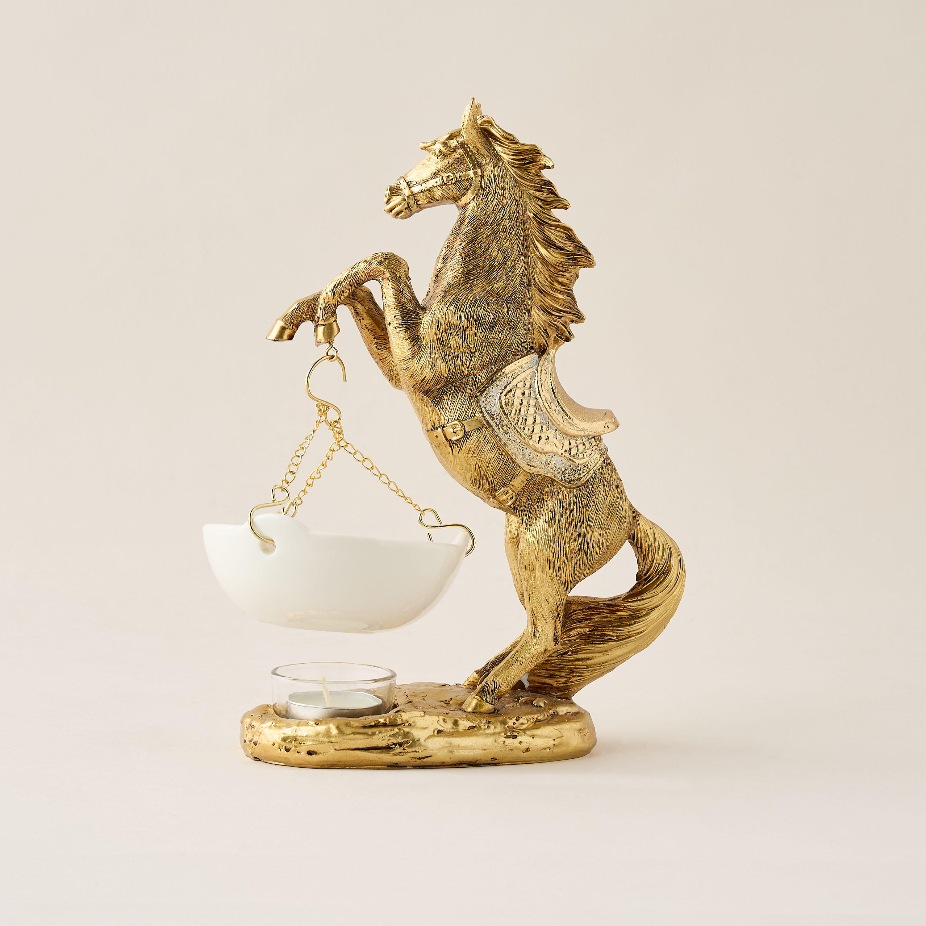 Arabian Run Horse Oil Burner - 17x8x25 cms-household-homefragrance-burners-image-2