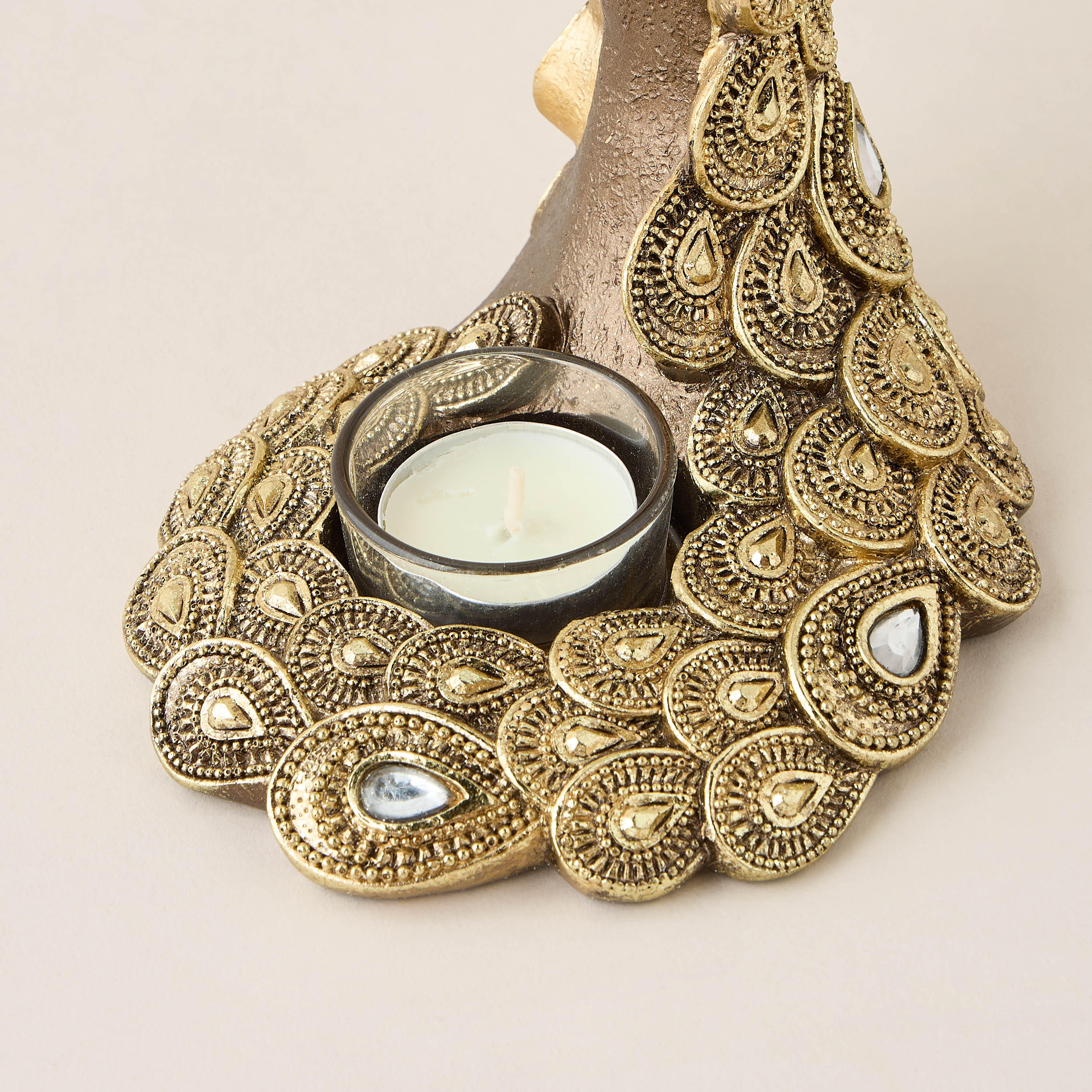 Feathered Flame Oil Burner - 14x12x19 cms-household-homefragrance-burners-image-6