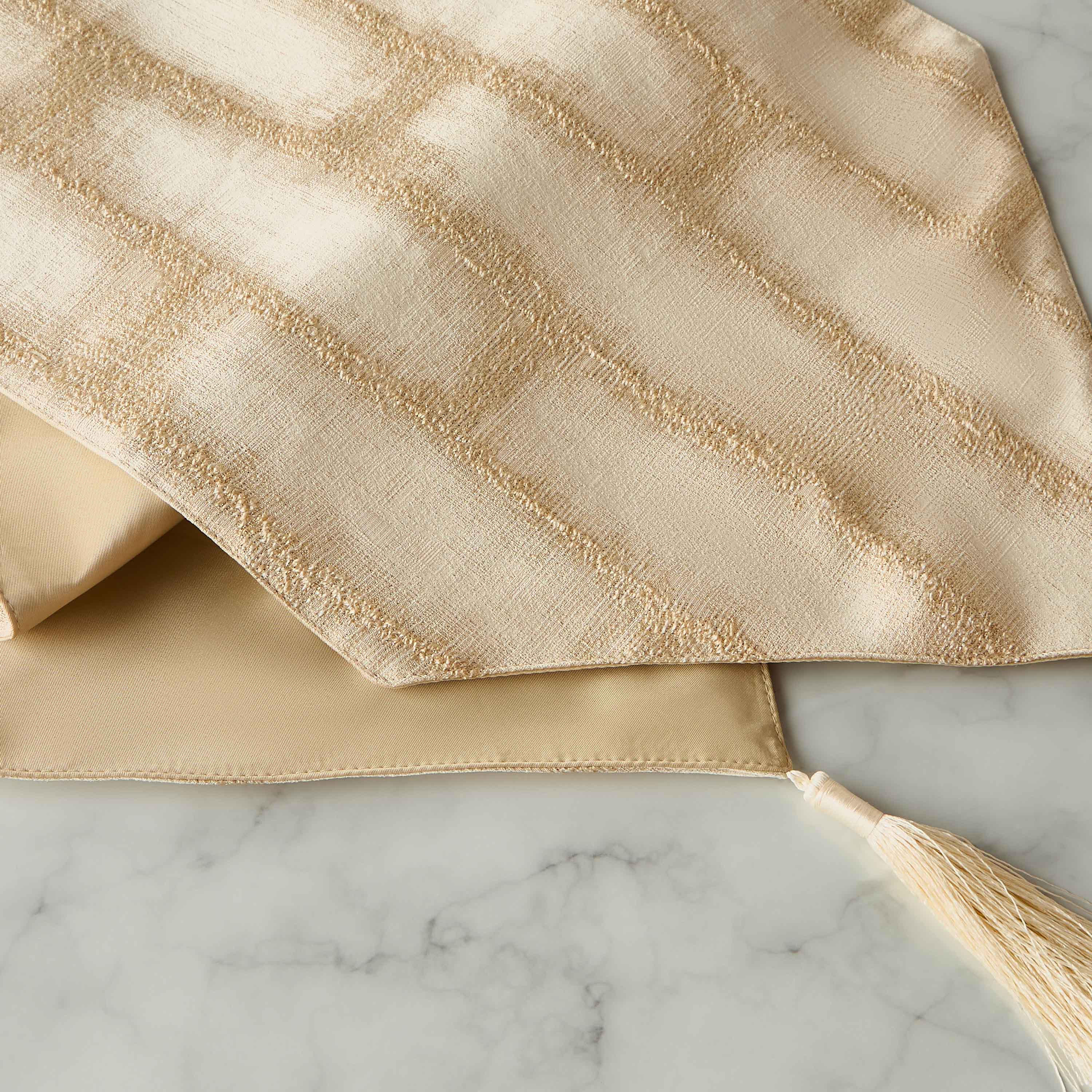 Shah Table Runner with Tassel Accent - 260x33 cms-household-dining-tablelinen-runnersandtablecovers-image-5