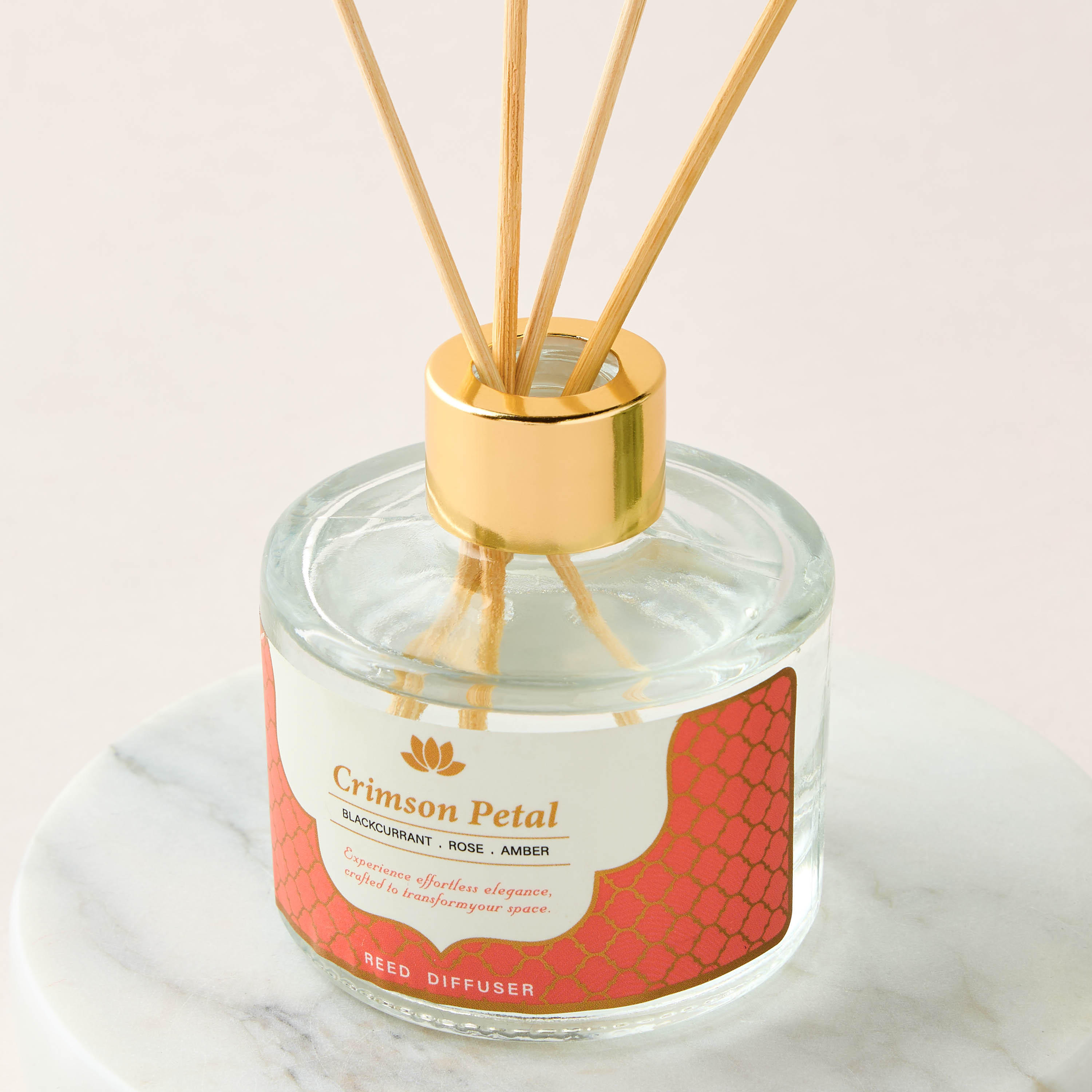 Golden Souk Crimson Petal Reed Diffuser - 120 ml-household-homefragrance-reeddiffusers-image-2