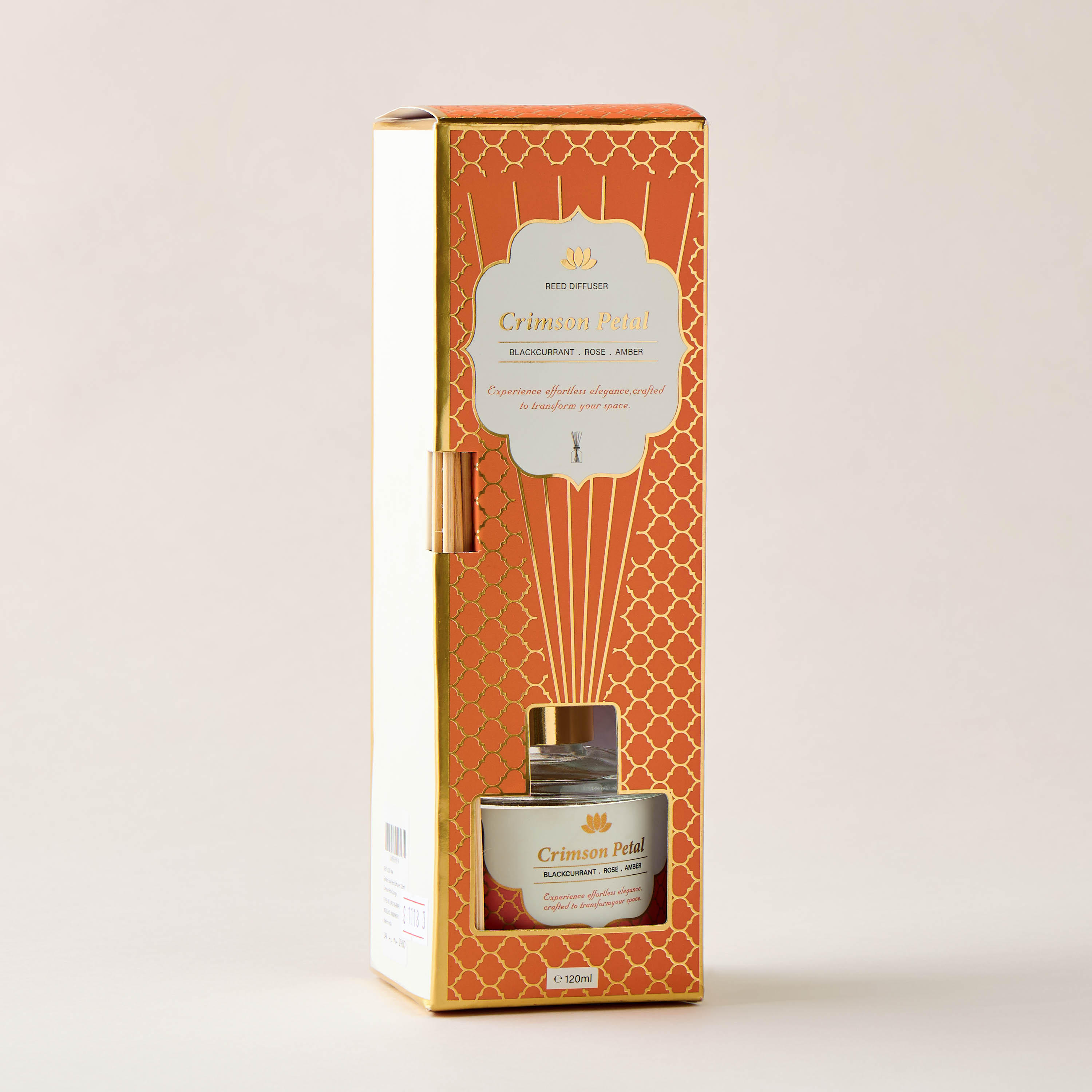 Golden Souk Crimson Petal Reed Diffuser - 120 ml-household-homefragrance-reeddiffusers-image-4