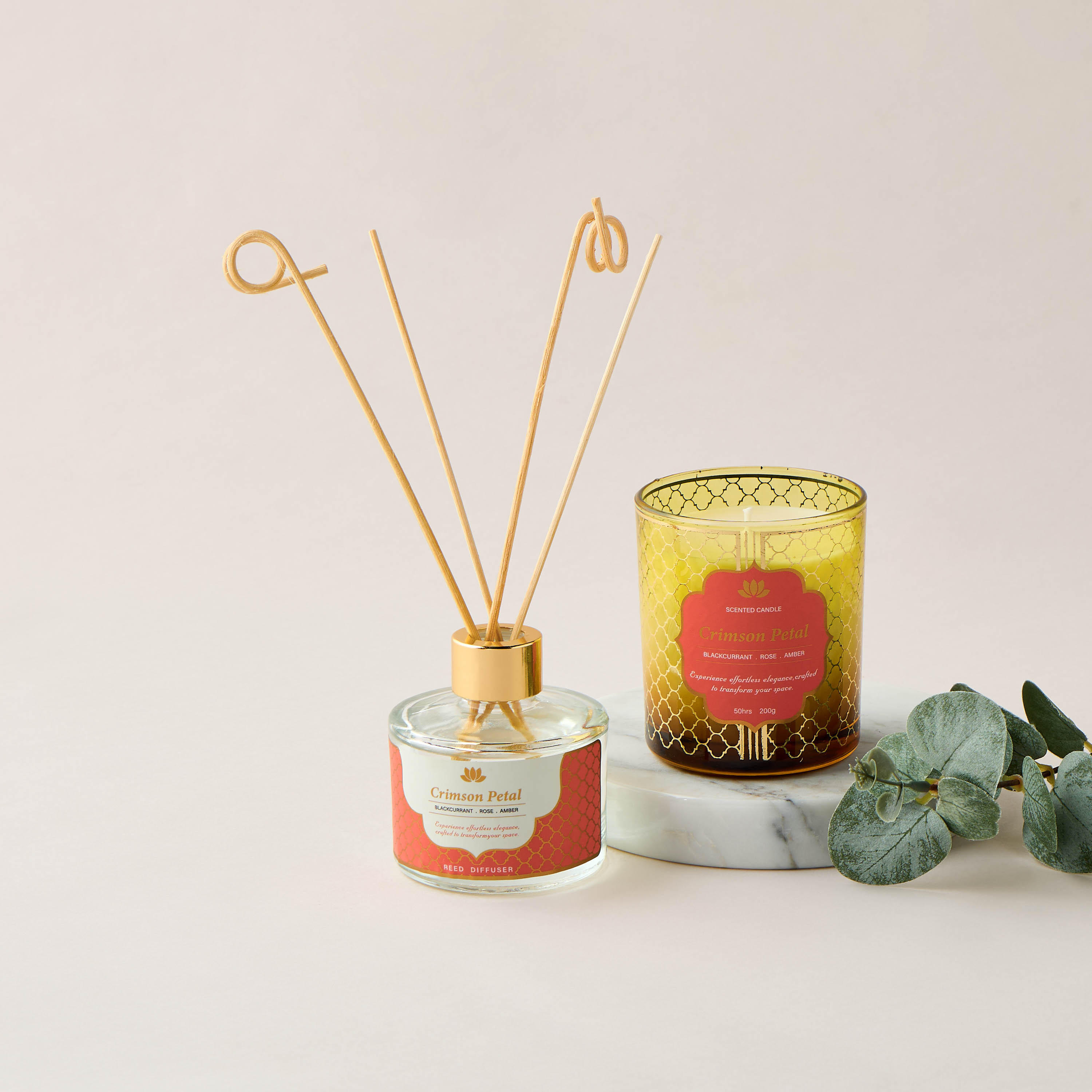 Golden Souk Crimson Petal Reed Diffuser - 120 ml-household-homefragrance-reeddiffusers-image-5