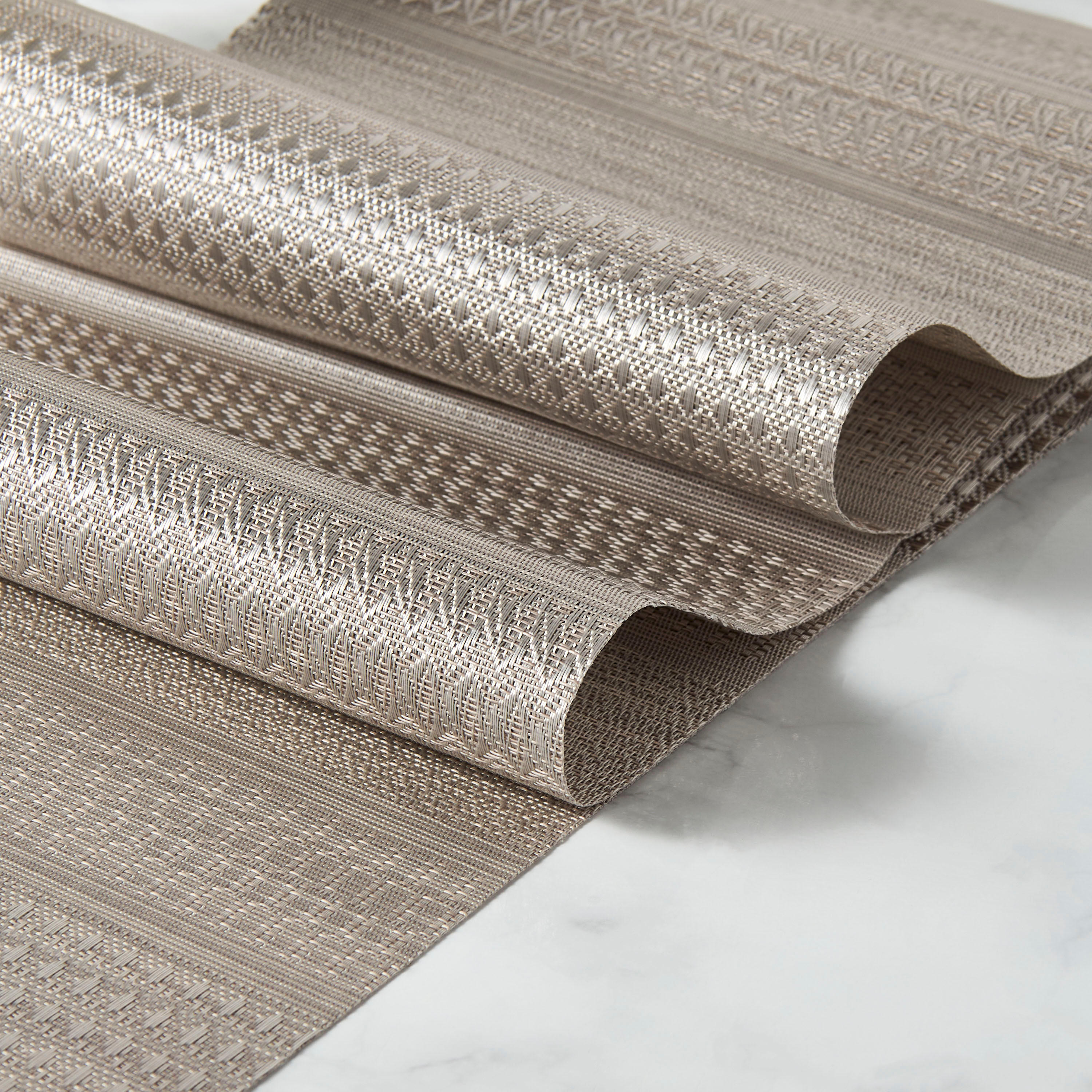 Textured 5-Piece Table Placemat and Runner Set-household-dining-tablelinen-runnersandtablecovers-image-5