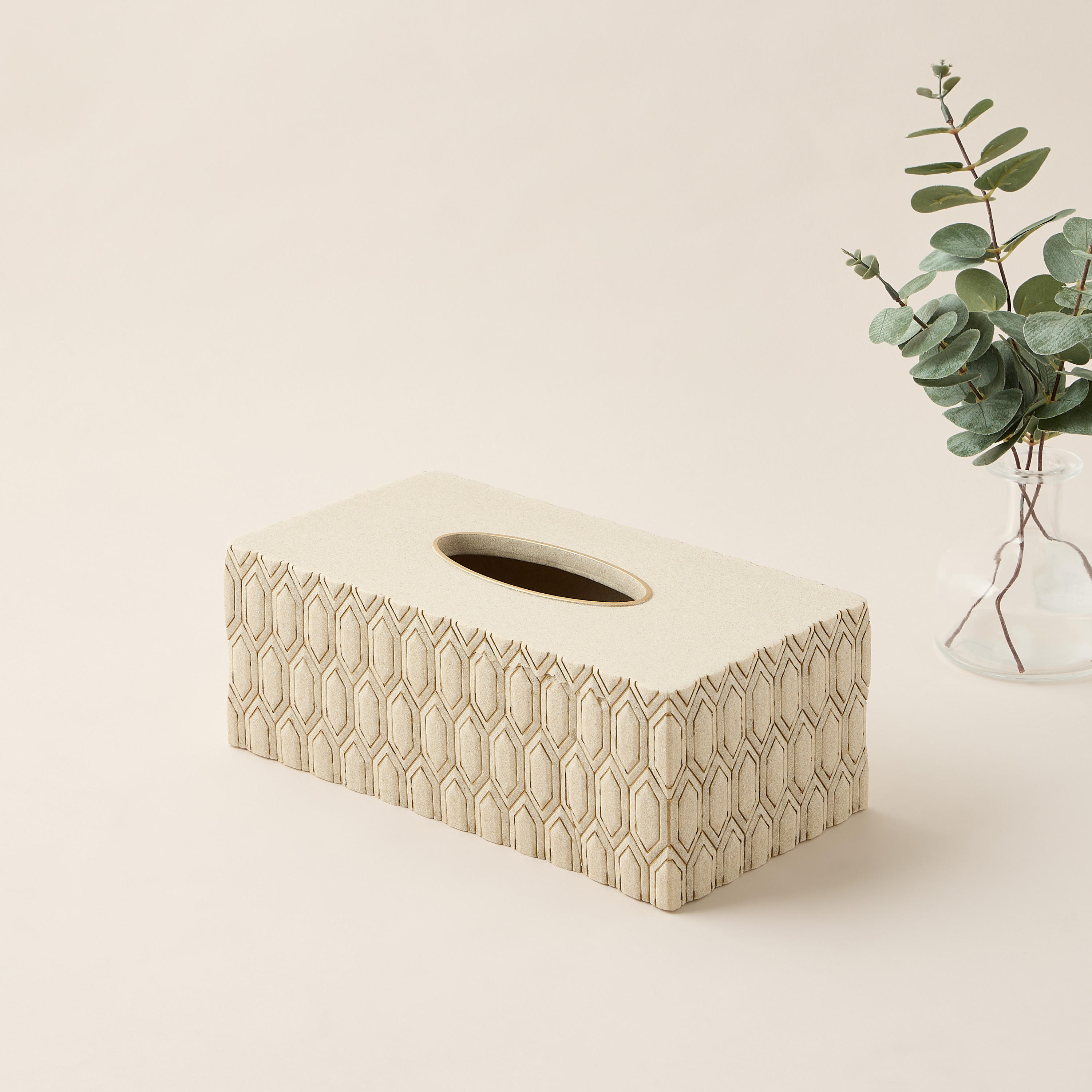 Darwaza Geometric Textured Tissue Holder-household-bathandlaundry-bathaccessories-tissueboxesandcottonjars-image-2