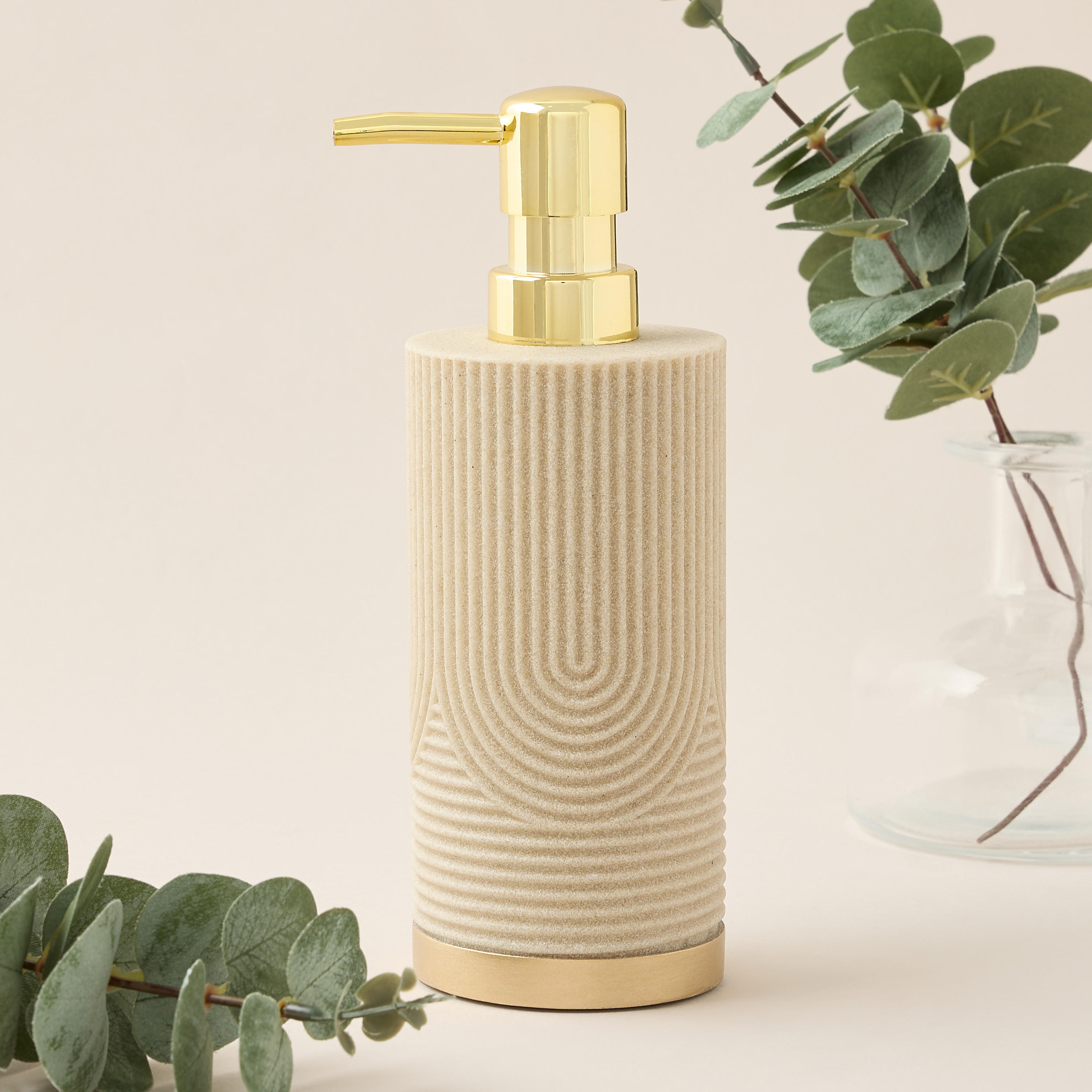 Swirl Textured Lotion Dispenser-household-bathandlaundry-bathaccessories-soapdishesanddispensers-image-1