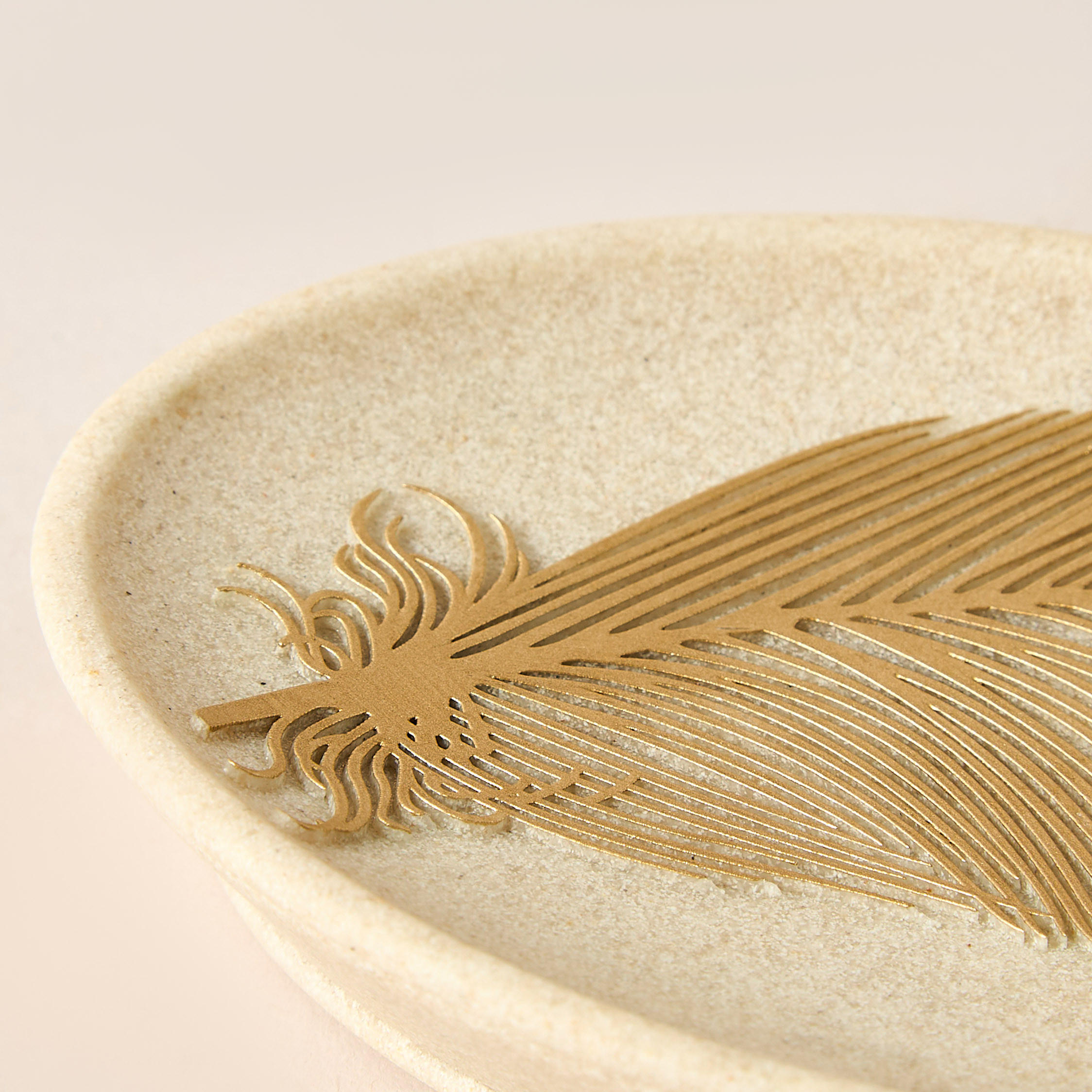 Gold Leaf Polyresin Soap Dish-household-bathandlaundry-bathaccessories-soapdishesanddispensers-image-4