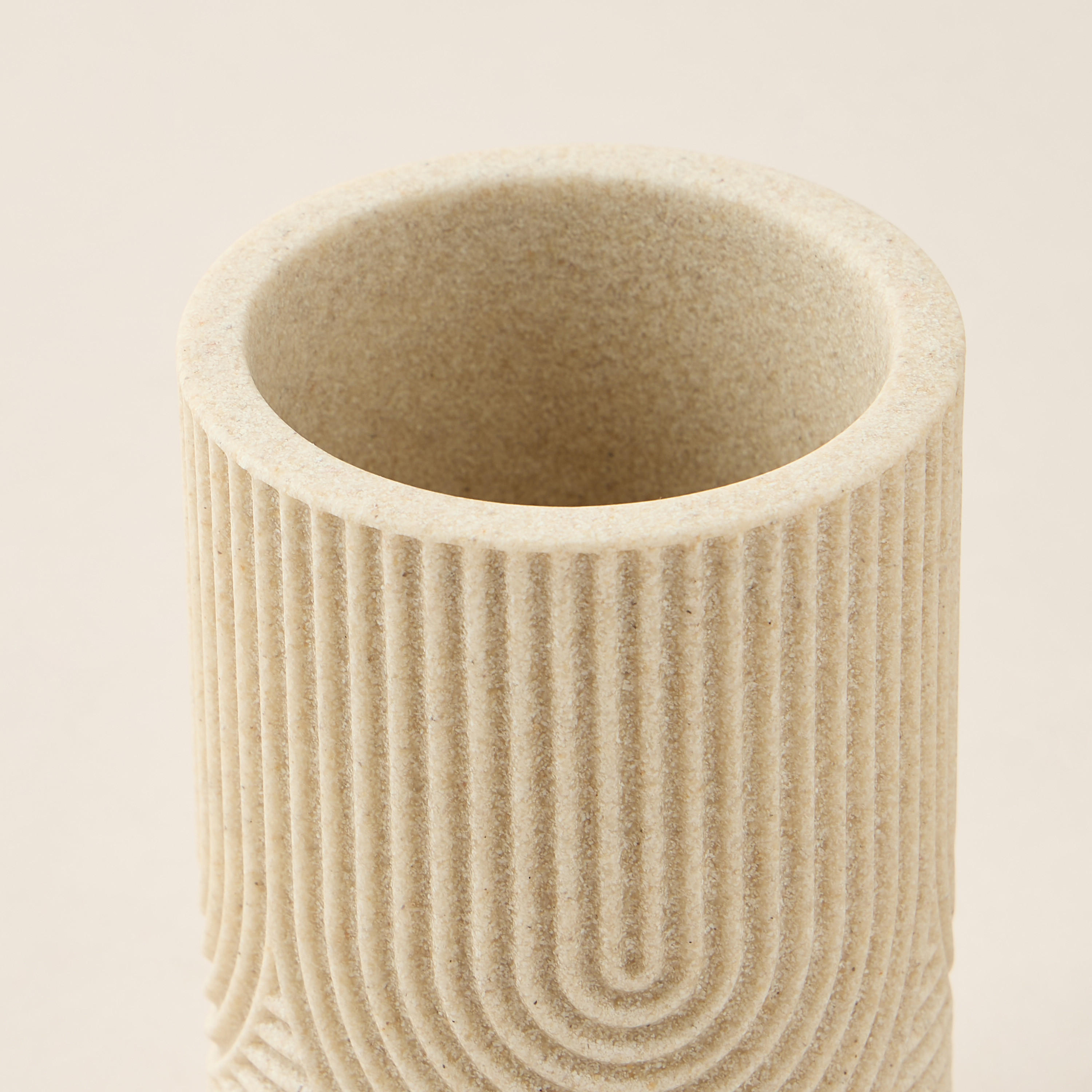 Swirl Textured Polyresin Tumbler-household-bathandlaundry-bathaccessories-toothbrushholdersandtumblers-image-3