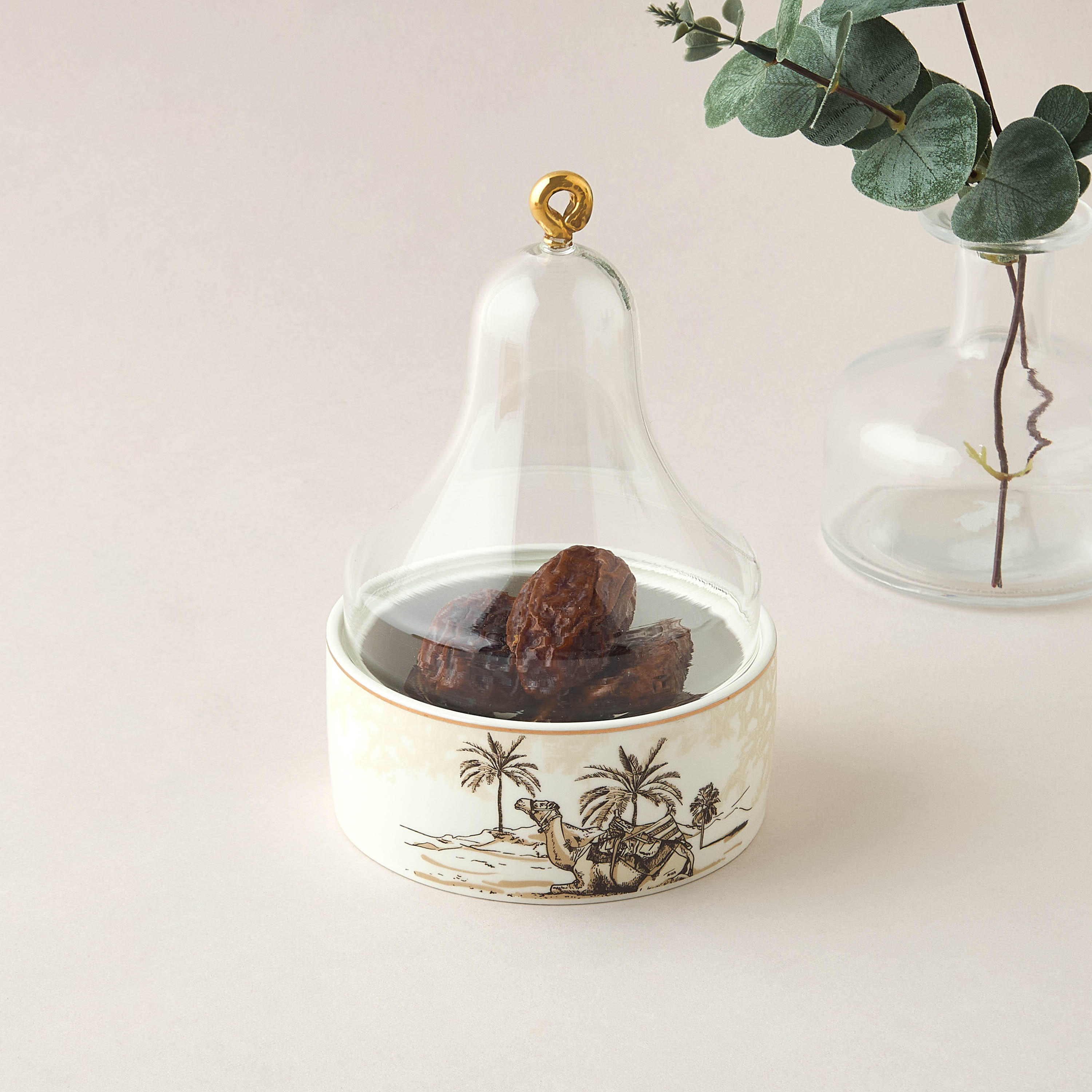 Nomad Luxe Date Bowl with Glass Lid - 11.5 cms-household-dining-dinnerware-bowls-image-2