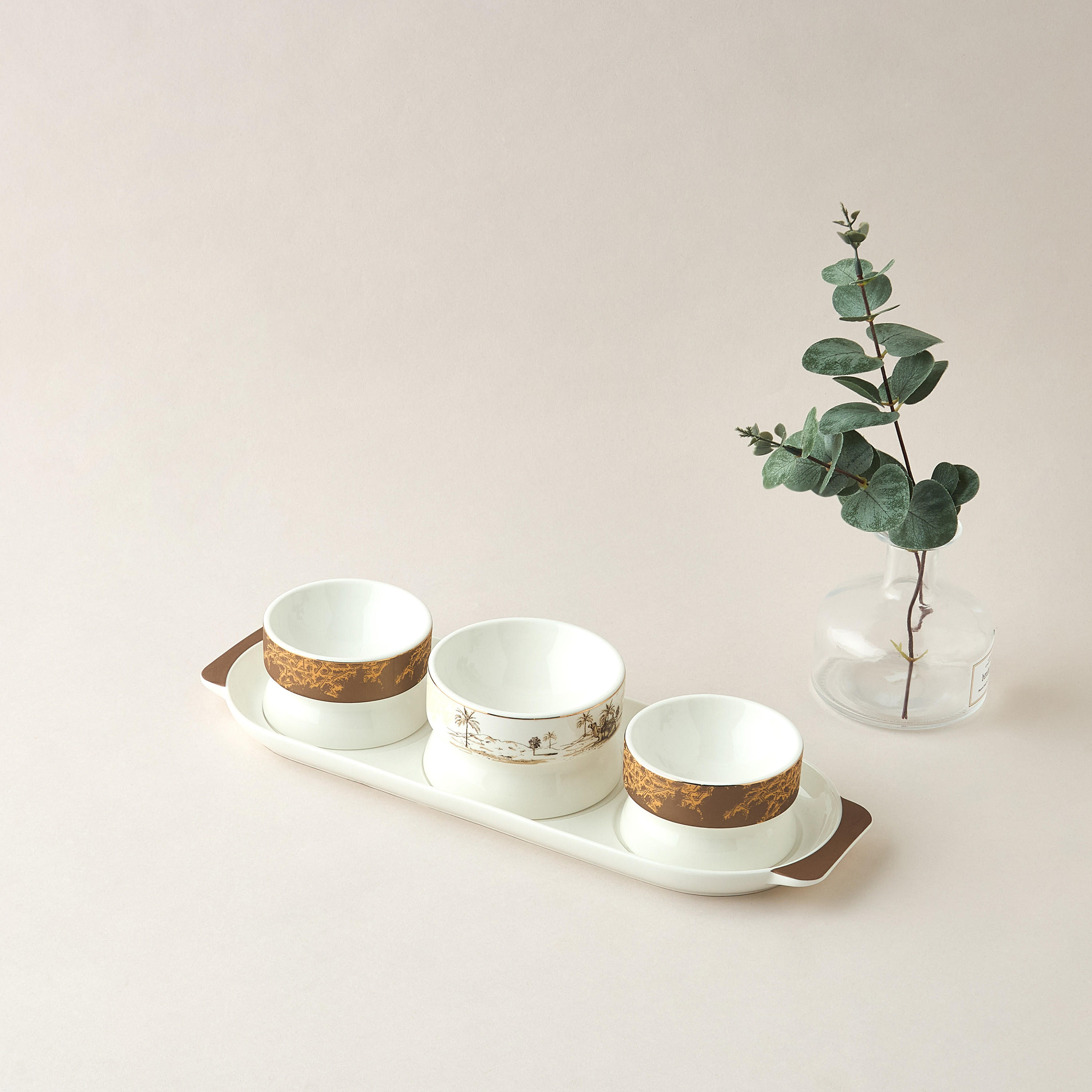 Nomad Luxe 3-Piece Bowl Set with Tray-household-dining-serveware-servingtrays-image-1