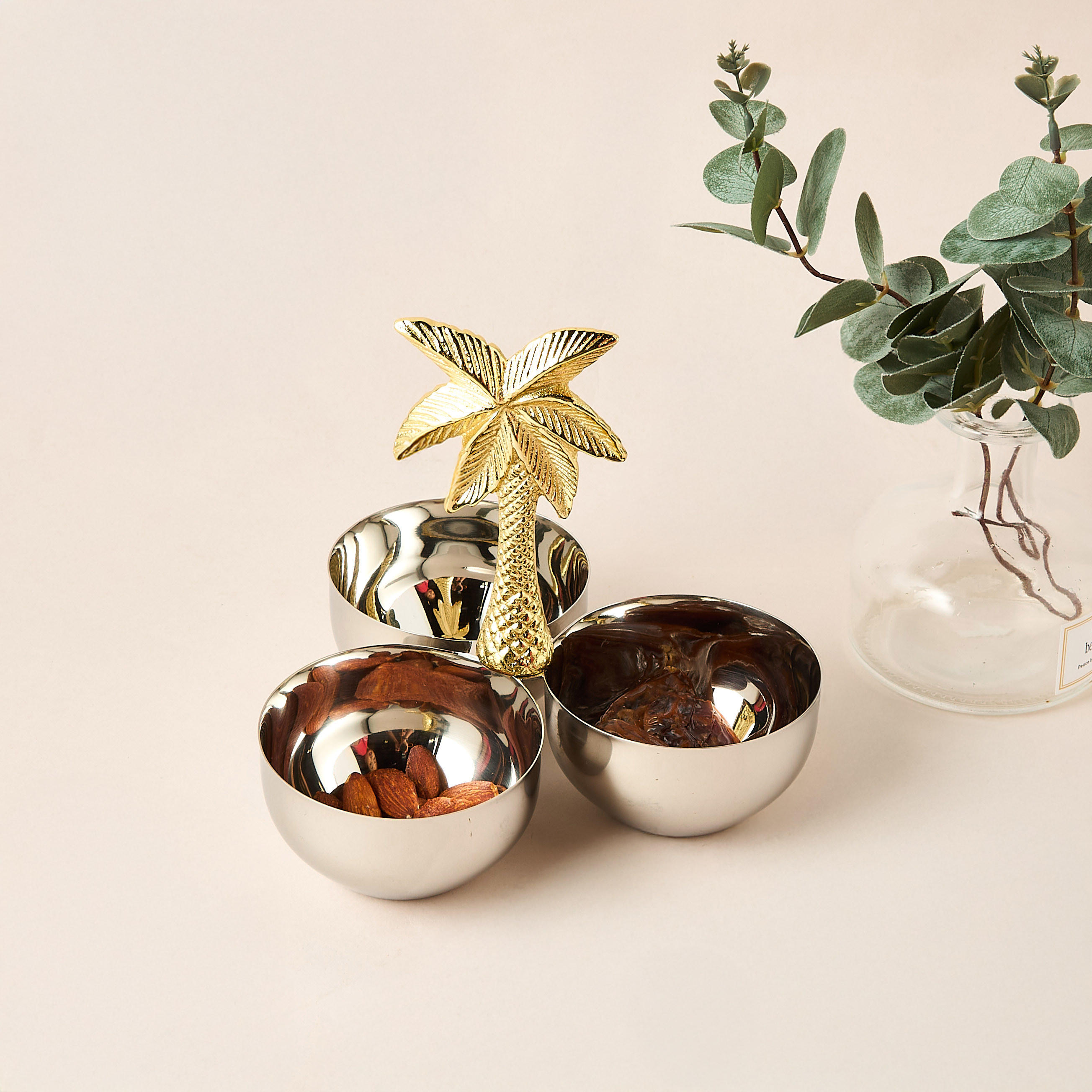 Nakhla 3-Compartment Nut Bowl Set with Stand-household-dining-dinnerware-bowls-image-4