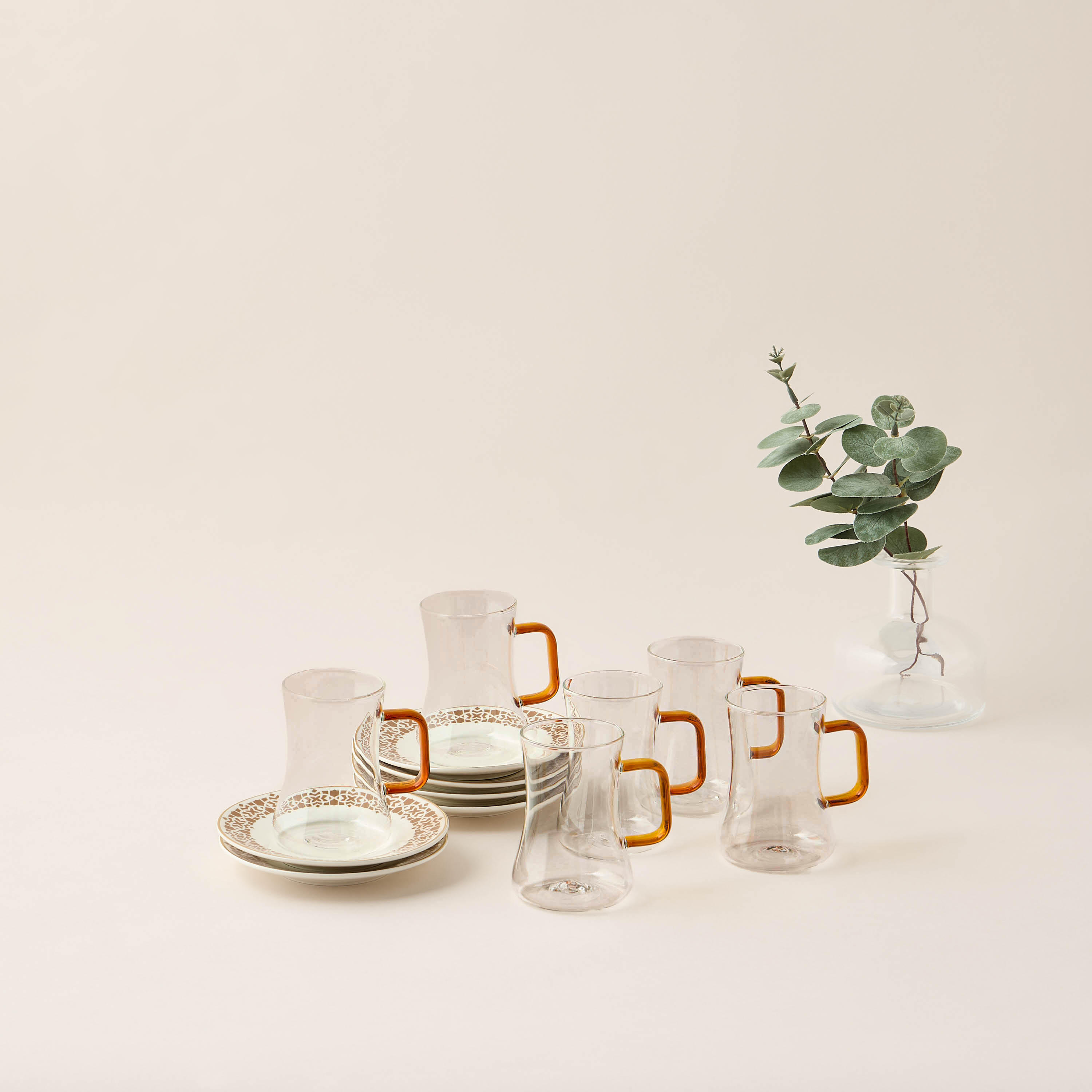 Ramadan Essential 12-Piece Printed Bone China Tea Cup and Saucer Set-household-dining-teaandcoffee-teaandcoffeesets-image-1